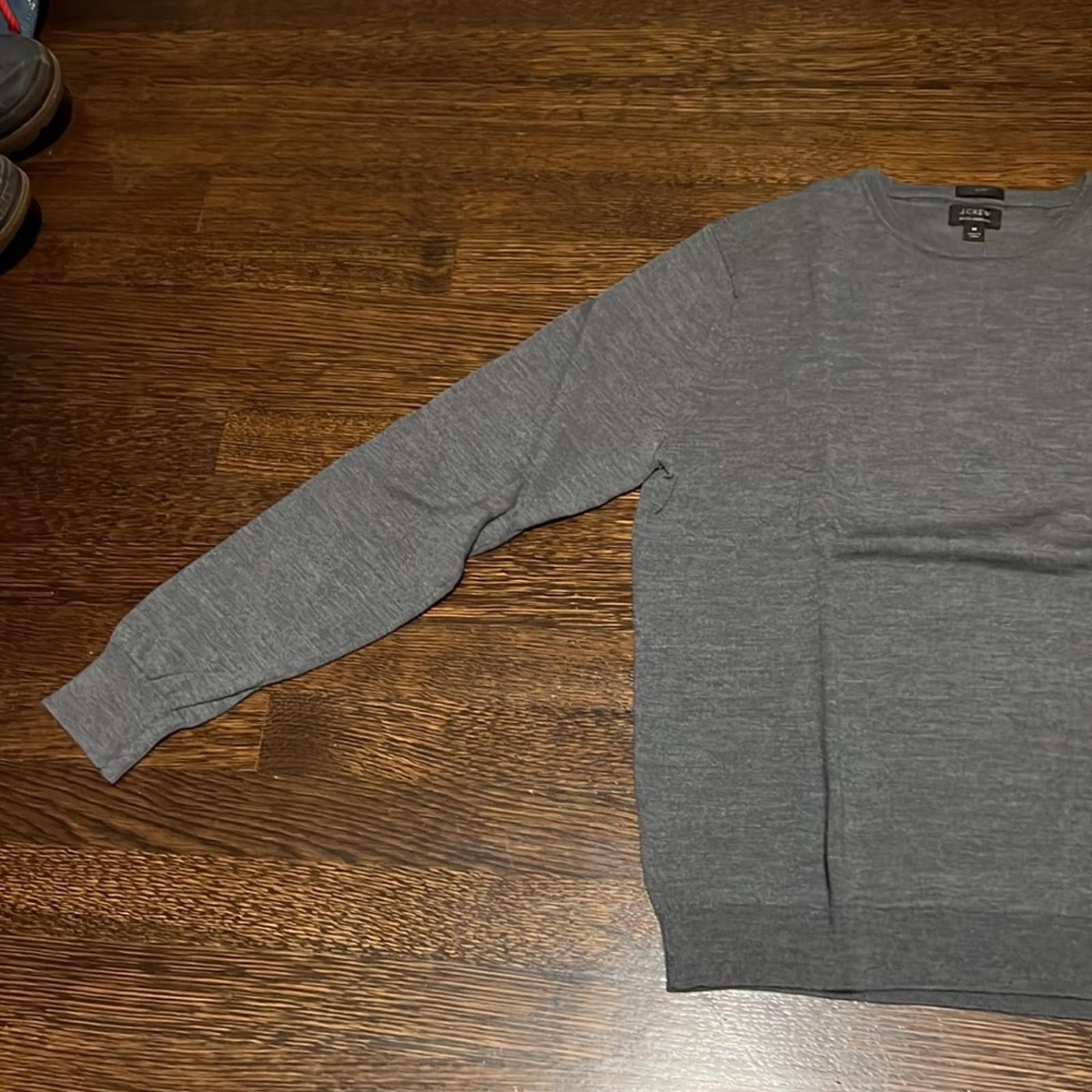 J.Crew J.Crew Gray Merino Sweater. Medium Size US M / EU 48-50 / 2 - 2 Thumbnail