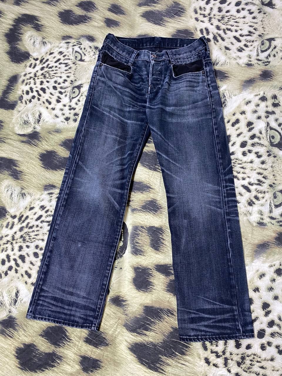 G-Star × Vintage G-STAR Flared Pants Raw Baggy Denim Size US 30 / EU 46 - 20 Thumbnail