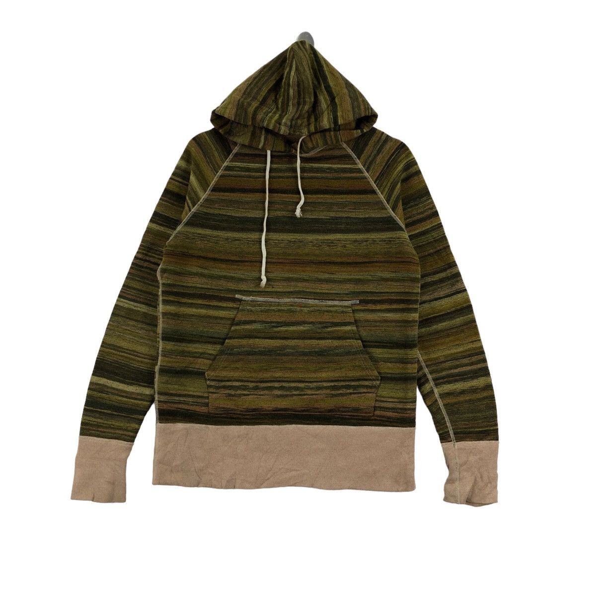 KONSTFAKSKOLAN Toki Textile Hoodies Stripes Indigo Style