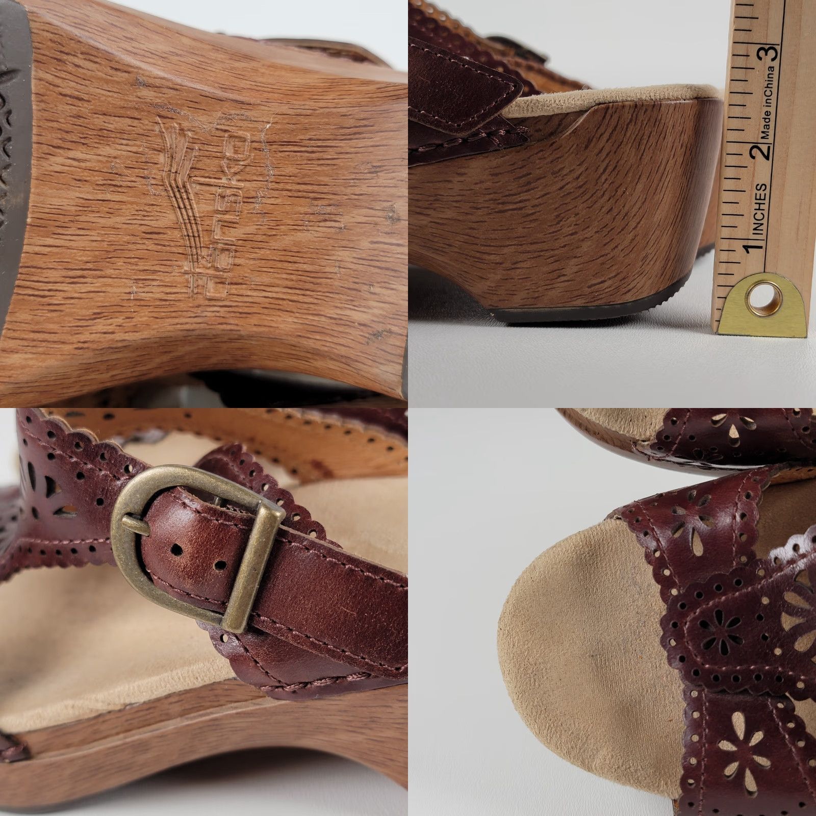 Dansko **Dansko Women's Brown Leather Slip-On Sandal Clog Size 9.5-10** User: **Brown Leather Dansko Women's Slip-On Sandal Clog Size 9.5-10** Size US 9.5 / IT 39.5 - 8 Thumbnail