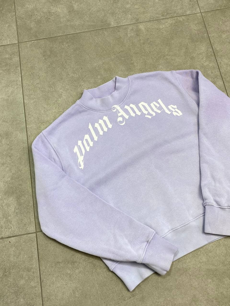 Palm Angels Palm Angels Curved Big Logo Purple Sweatshirt Size L / US 10 / IT 46 - 5 Thumbnail