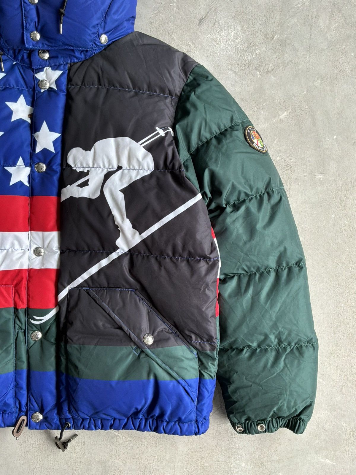Polo Ralph Lauren Vintage RL - USA Ski Puffer Jacket Size US L / EU 52-54 / 3 - 7 Thumbnail