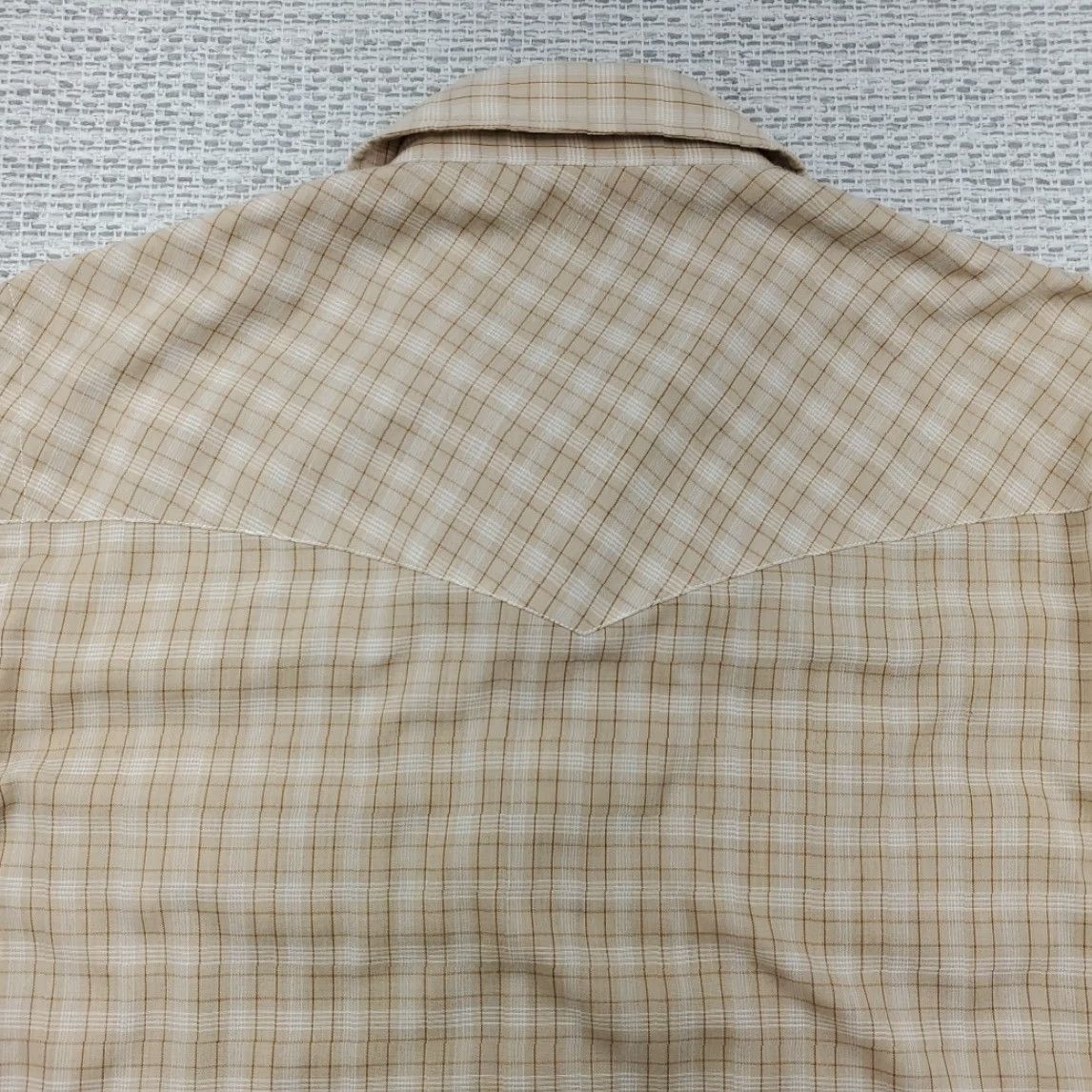 Vintage VINTAGE Fenton Western Cowboy Shirt Mens L Plaid Pearl Snap USA Made Long Tails Size US L / EU 52-54 / 3 - 7 Thumbnail