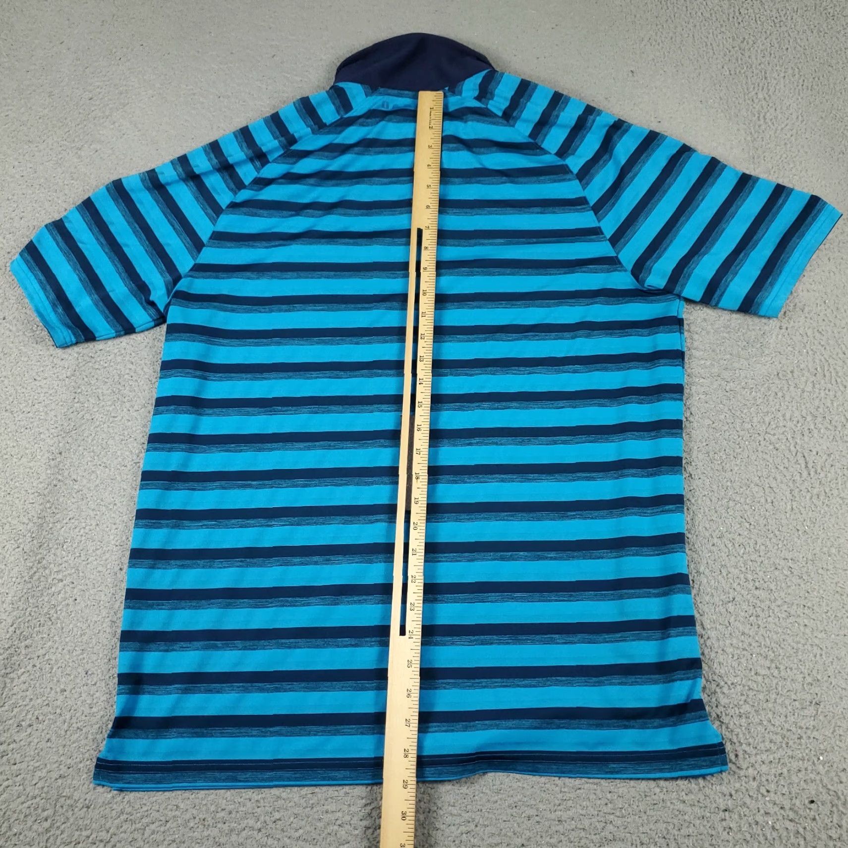 Oakley Oakley Polo Shirt Mens Size XL Blue Striped Golf Casual Short Sleeve Adult Size US XL / EU 56 / 4 - 4 Thumbnail