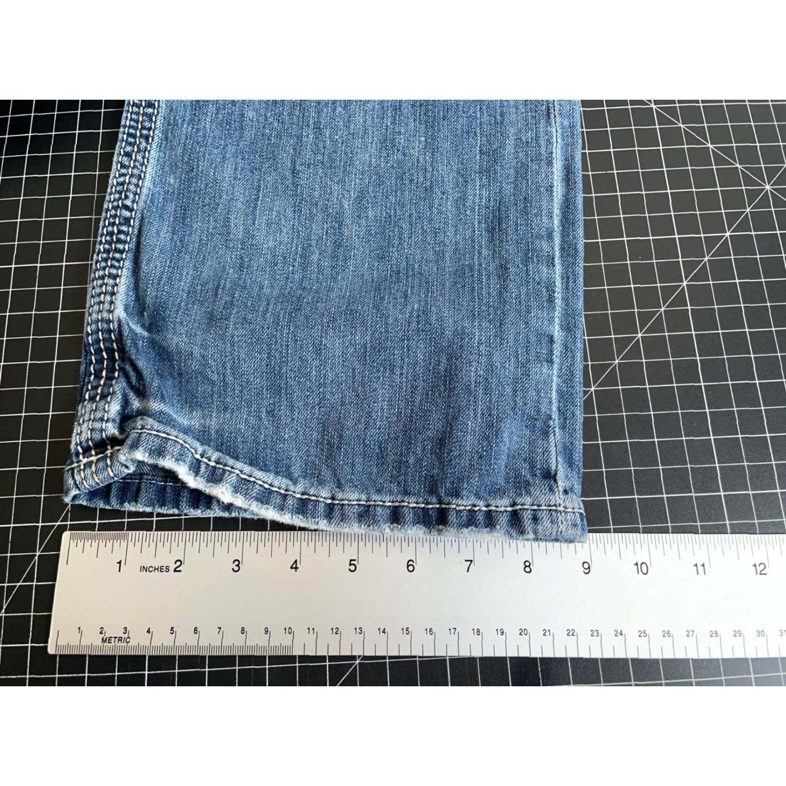 Vintage VINTAGE BKE Derek Jeans Men's 34 x 30 Blue Denim Low Rise Straight Leg 100% Cotton Y2K Men's Size US 34 / EU 50 - 7 Thumbnail