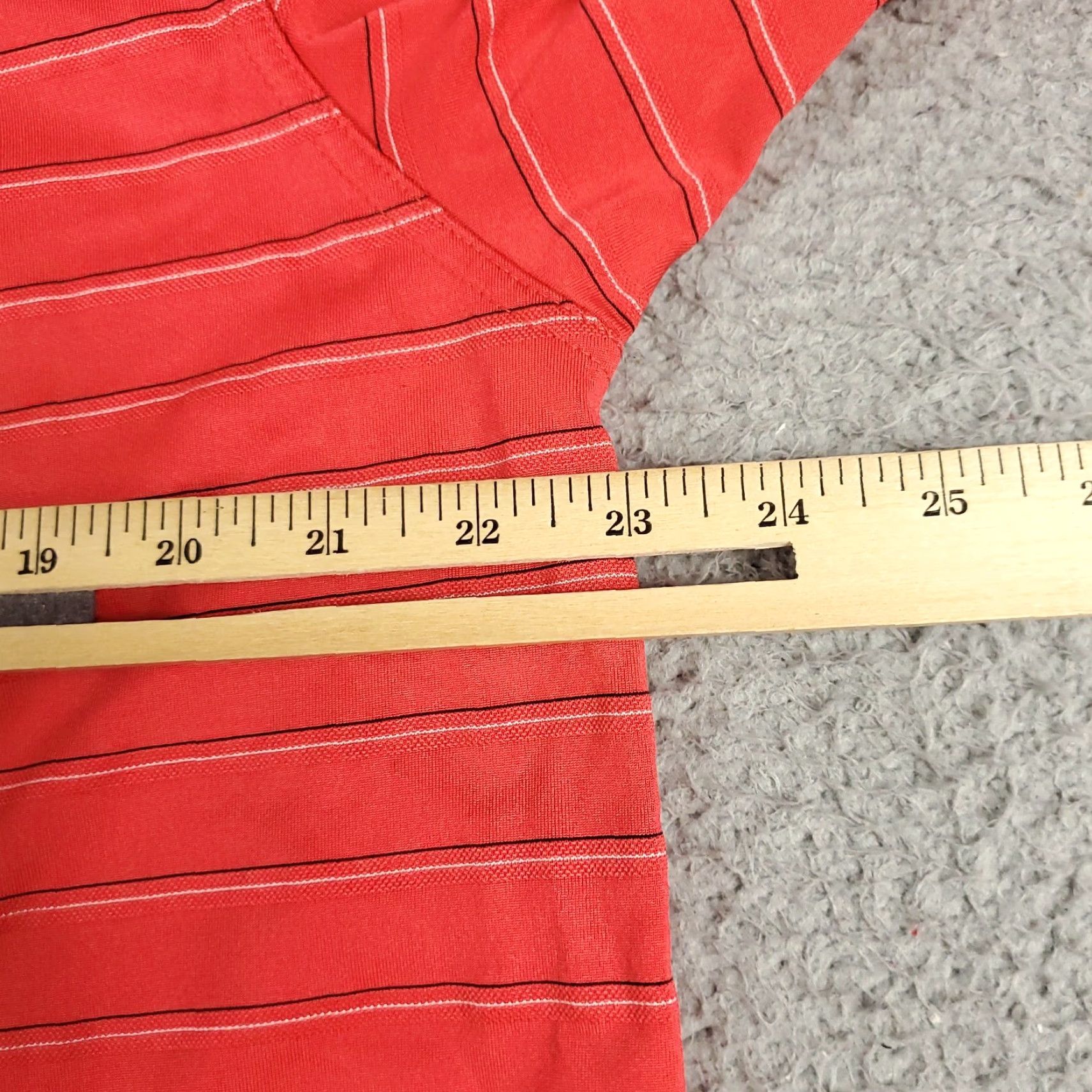 Vintage Greg Norman Polo Shirt Mens L Red Striped Logo Casual Short Sleeve Shirt Polo Size US L / EU 52-54 / 3 - 7 Thumbnail