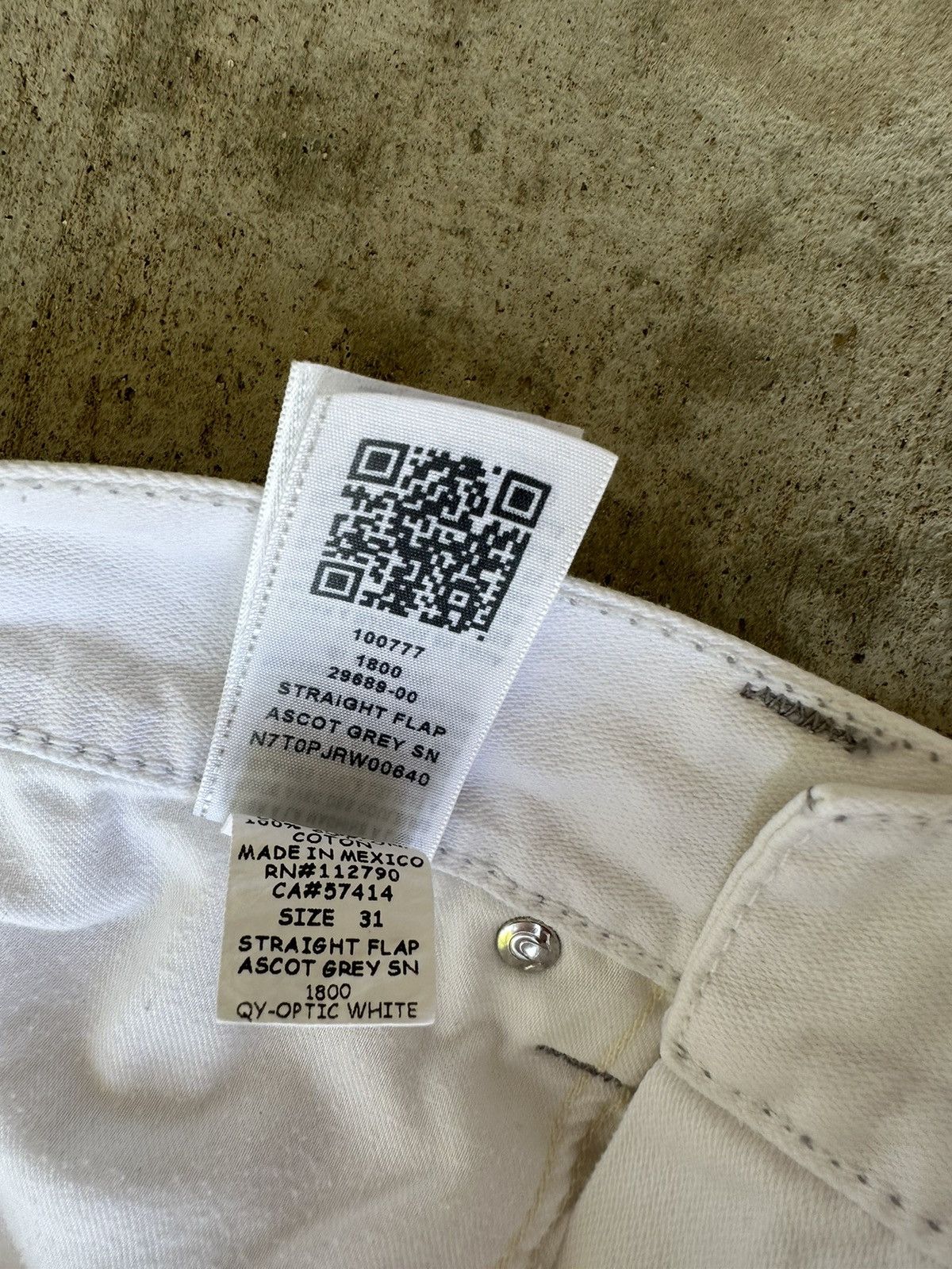 True Religion Y2K True Religion White Jeans Size US 31 - 10 Thumbnail