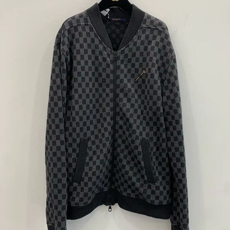 Louis Vuitton Louis Vuitton Black Cotton Men's Coat 0089 Size US L / EU 52-54 / 3 - 1 Thumbnail