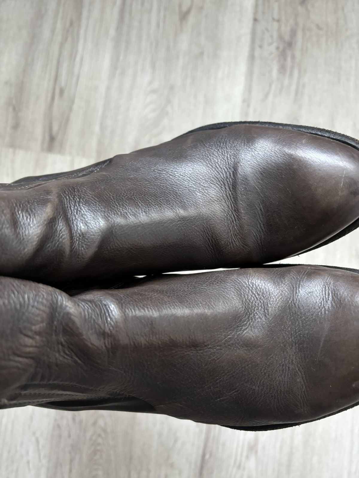 A.S.98 A.S.98 Leather Biker Gothic Boots High Heel EU37 US6.5 Size US 6.5 / IT 36.5 - 4 Thumbnail