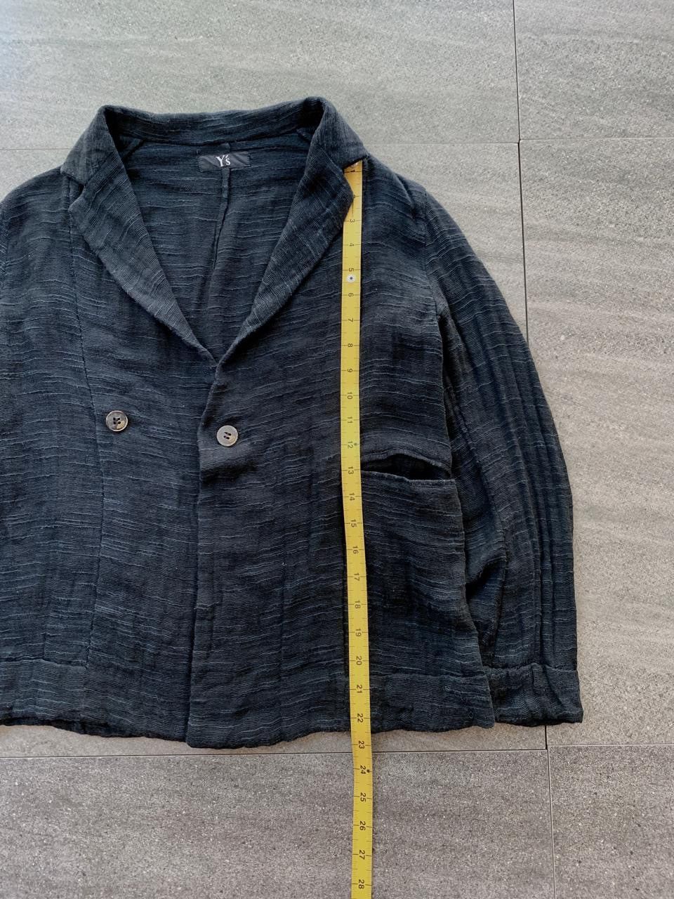 Yohji Yamamoto FREE TAX! Ys Knitted Textured Blazer Jacket Size US S / EU 44-46 / 1 - 11 Thumbnail