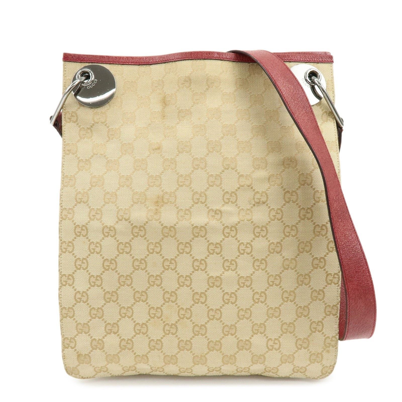 Gucci Gucci GG Canvas Crossbody Bag Beige Size ONE SIZE - 1 Thumbnail