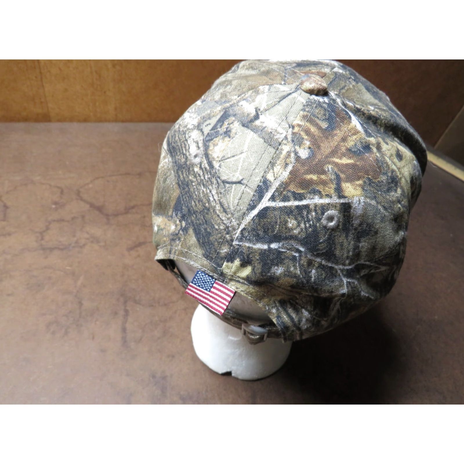 Vintage VTG HaT Sioux City Brick 1913 USA flag Camouflage Trucker Hat Adjustable Cap Men Hat Hunting Camo Bow Duck Size ONE SIZE - 3 Thumbnail