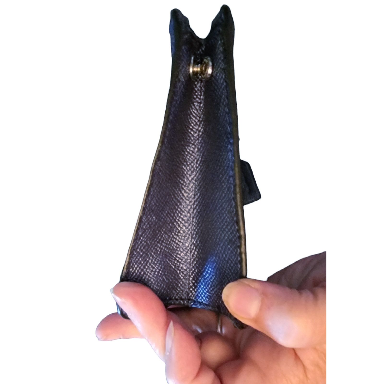 Coach Double Zip Wallet Clutch In blue Metallic Caviar Leather Size ONE SIZE - 9 Thumbnail