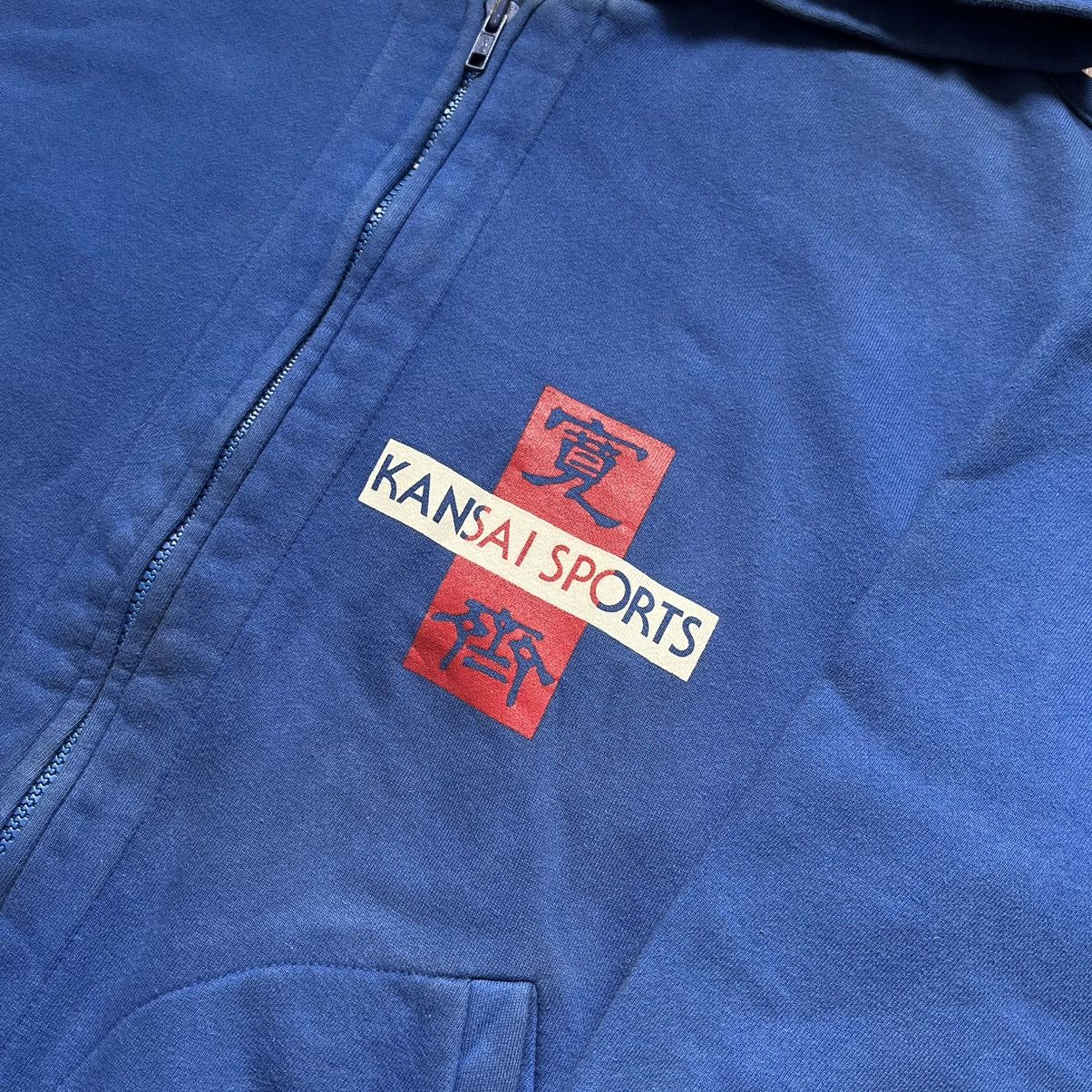 Japanese Brand × Kansai Yamamoto × Vintage Vintage Kansai Man Embroidery Hoodie Size US L / EU 52-54 / 3 - 4 Thumbnail