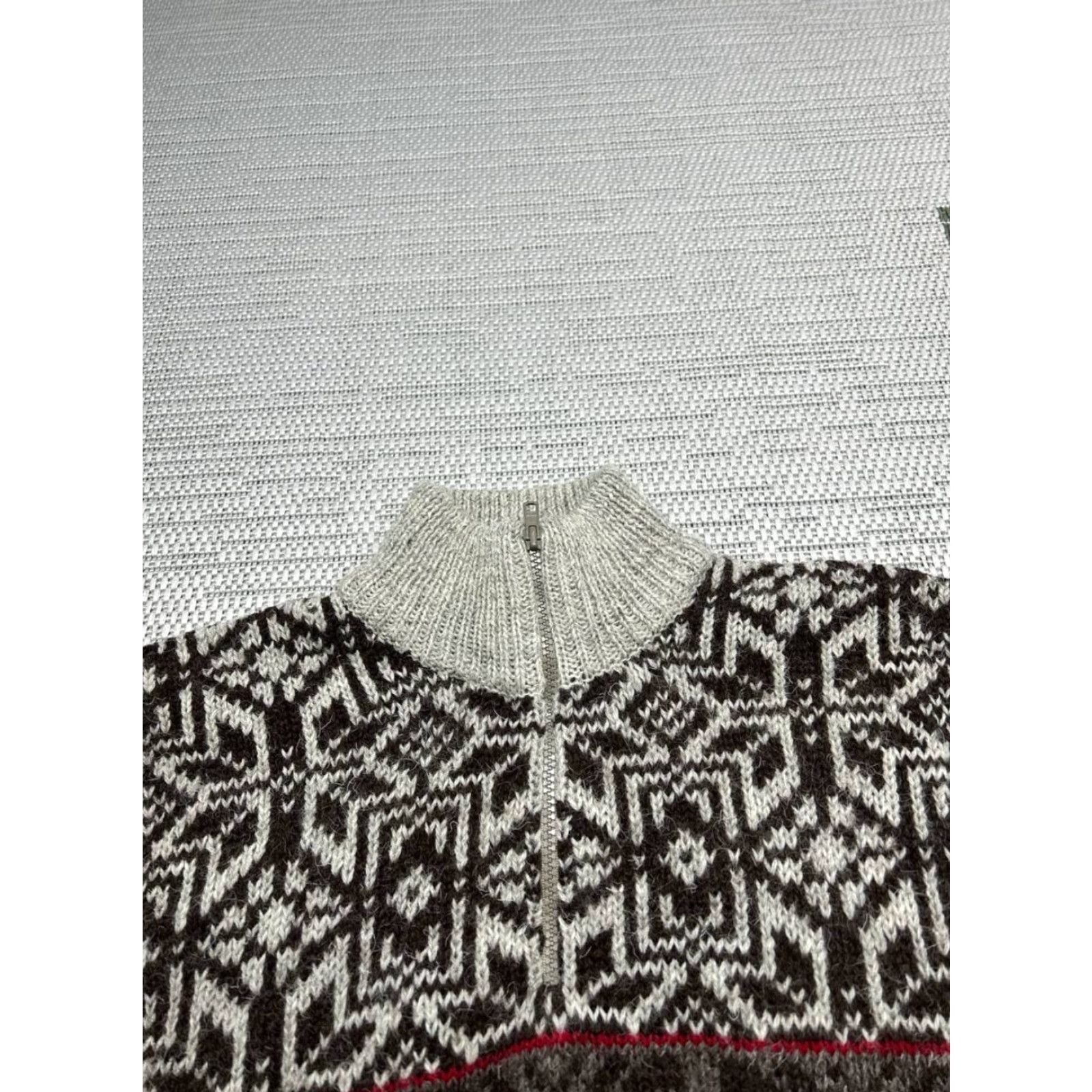 Nautica Nautica Sweater Mens M Brown Wool Knit Quarter Zip Pullover Regular Size Knit Wool Logo Vintage: No Size US M / EU 48-50 / 2 - 2 Thumbnail
