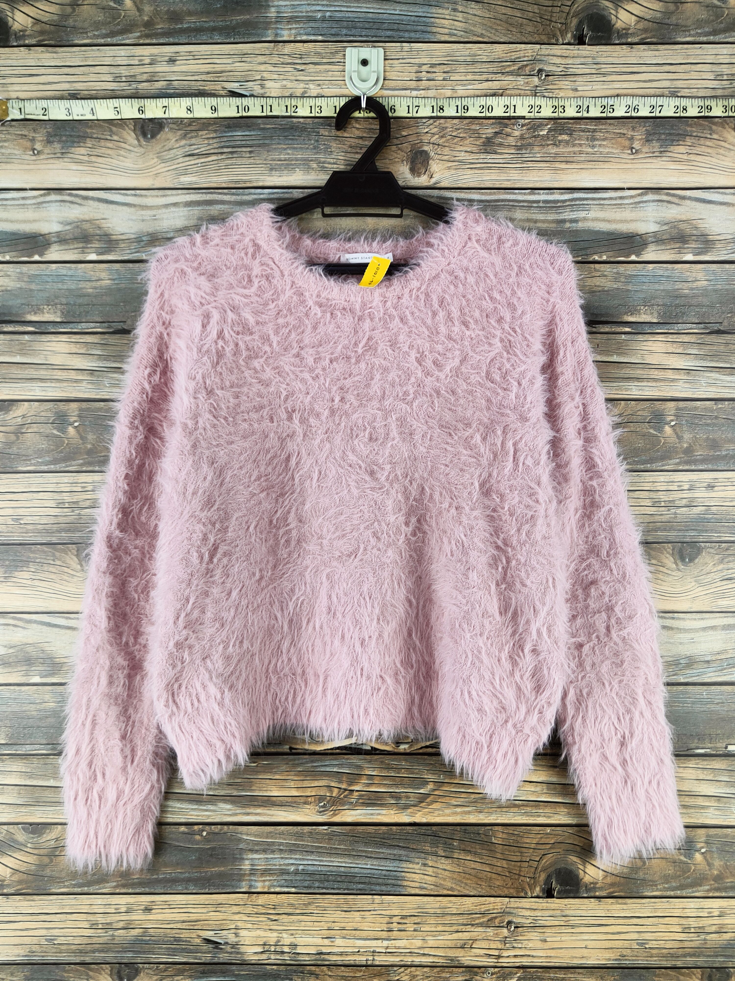 Japanese Brand DL Browny Standard Pink Fur Mohair Knitwear #46-1010 Size M / US 6-8 / IT 42-44 - 1 Thumbnail