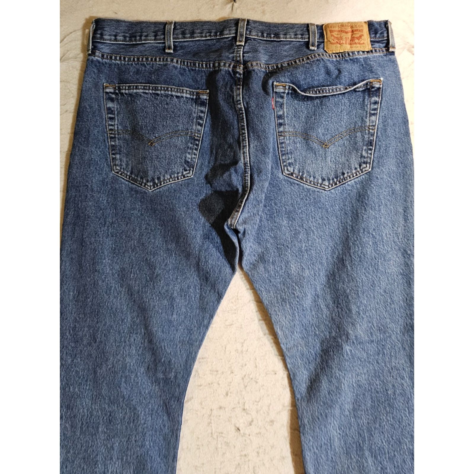 Levi's VINTAGE Levi's 501 XX Jeans Regular Denim Medium Blue 42x30 Mens 90s USA Slim Straight 5-Pocket Denim Cotton Size US 42 / EU 58 - 4 Thumbnail