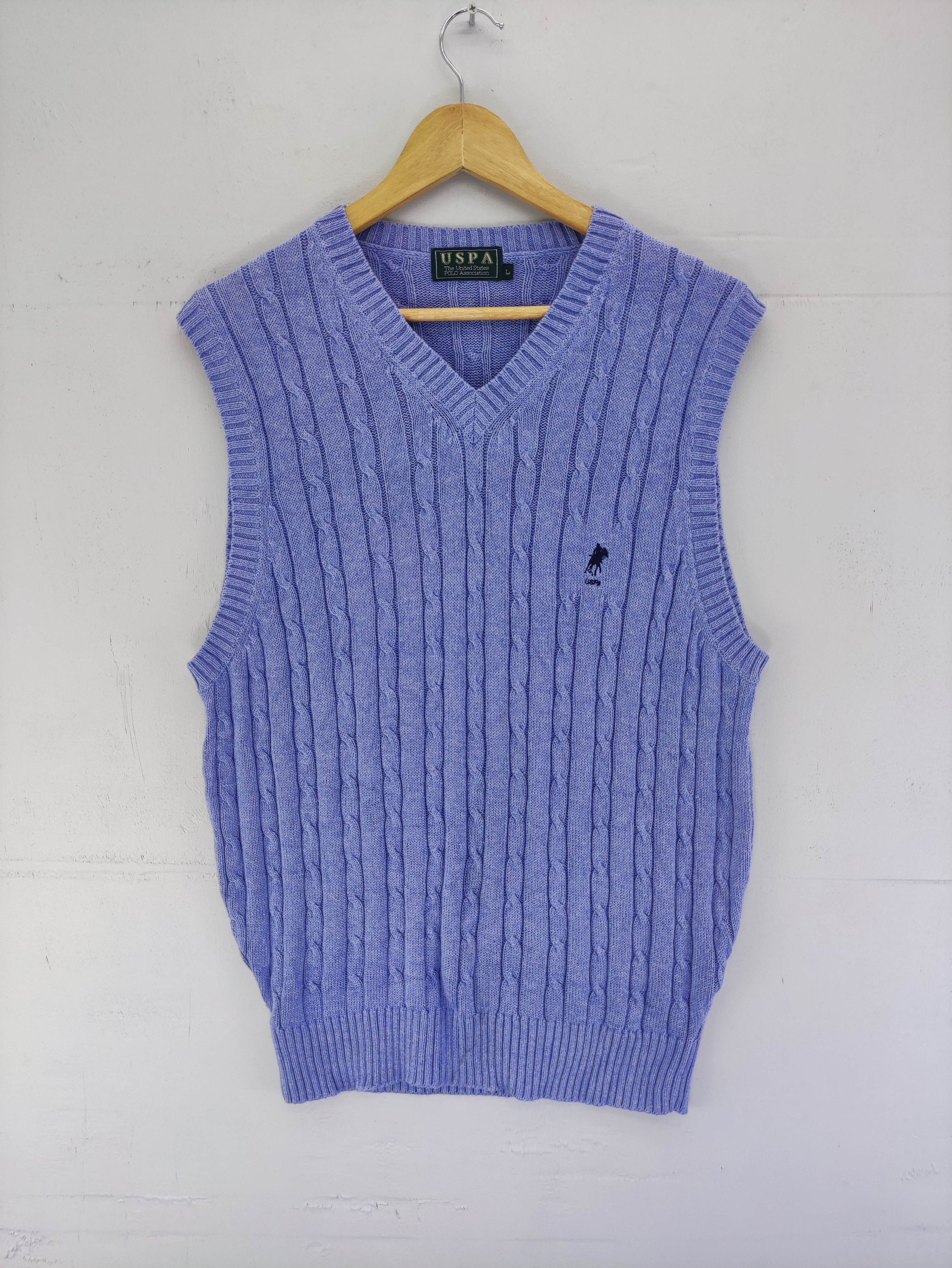 Aran Isles Knitwear Vintage Uspa Coloured Cable knit Vest Size US M / EU 48-50 / 2 - 1 Thumbnail