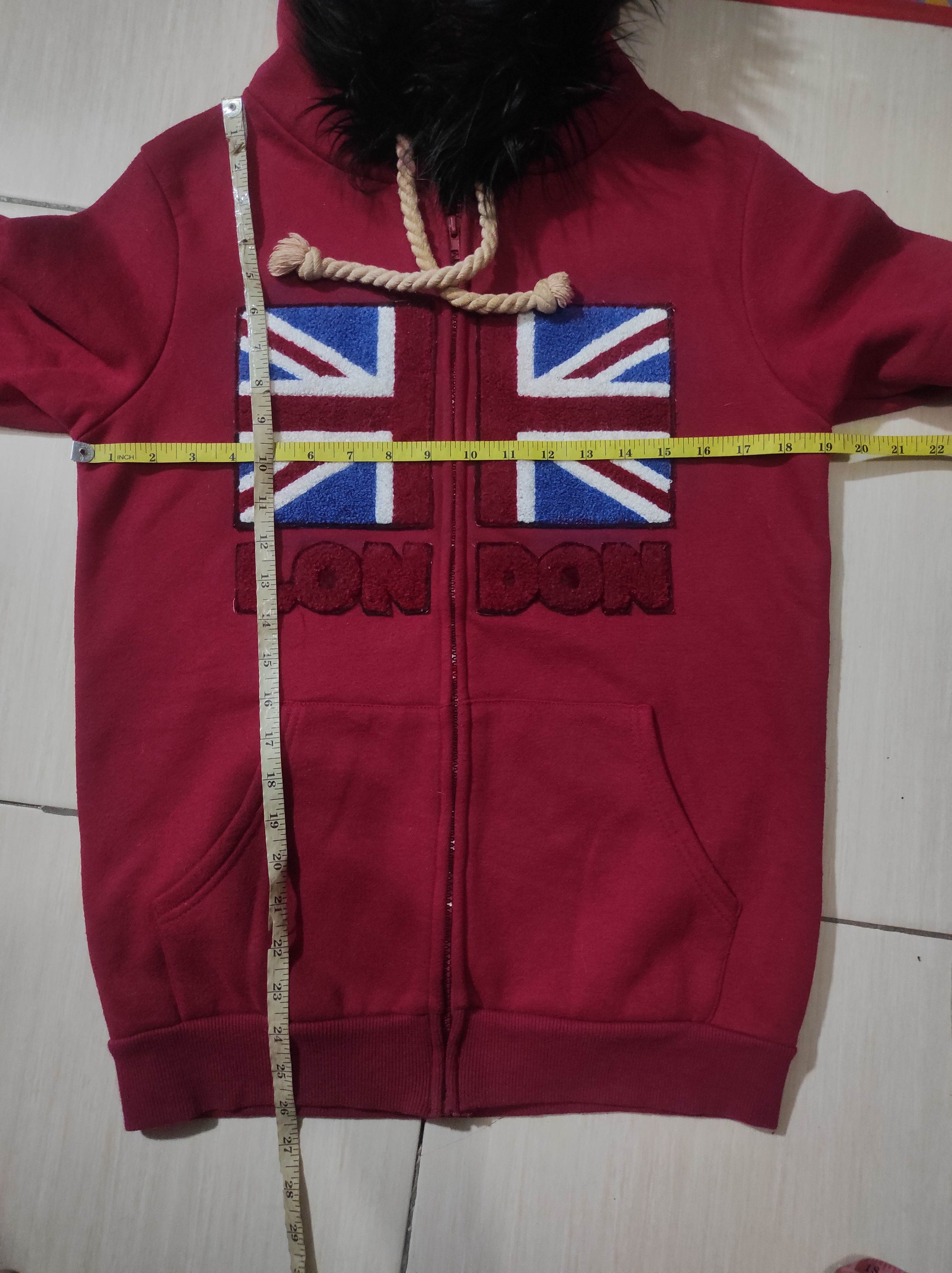 If Six Was Nine London Flag Zip Fur Hoodie IfSixWasNine LGB style Size US S / EU 44-46 / 1 - 16 Thumbnail
