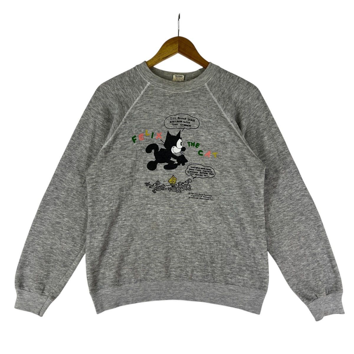 Felix 🔥 80s Felix The Cat X Levis Sweatshirt Made In Usa Size US M / EU 48-50 / 2 - 2 Thumbnail