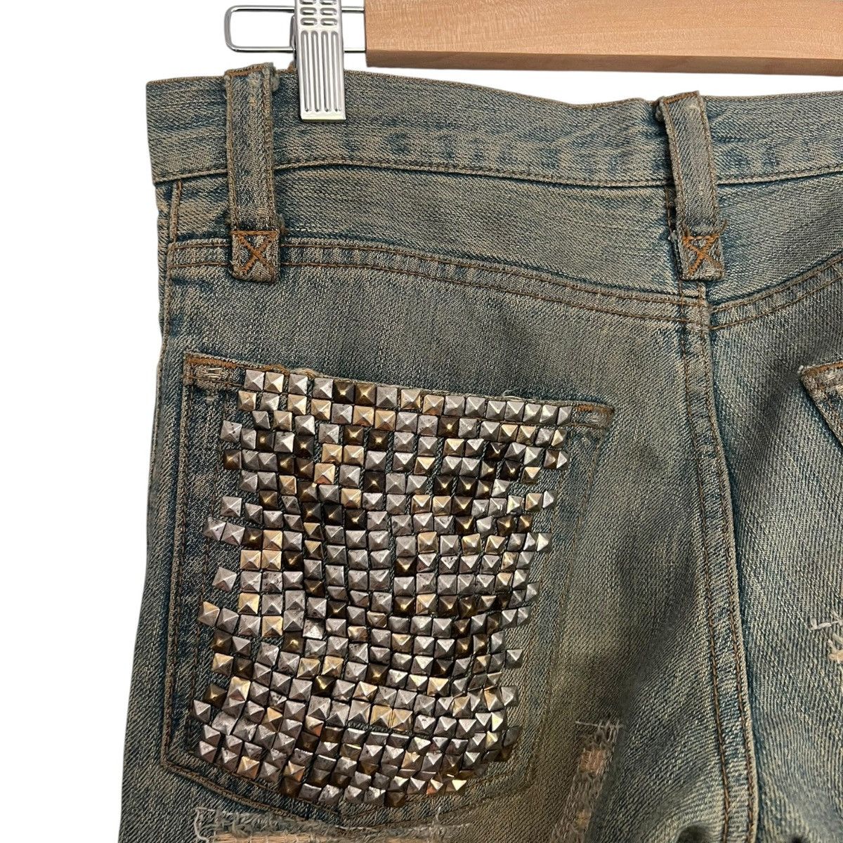 If Six Was Nine Ifsixwasnine stud pocket mudmax denim Size US 28 / EU 44 - 5 Thumbnail