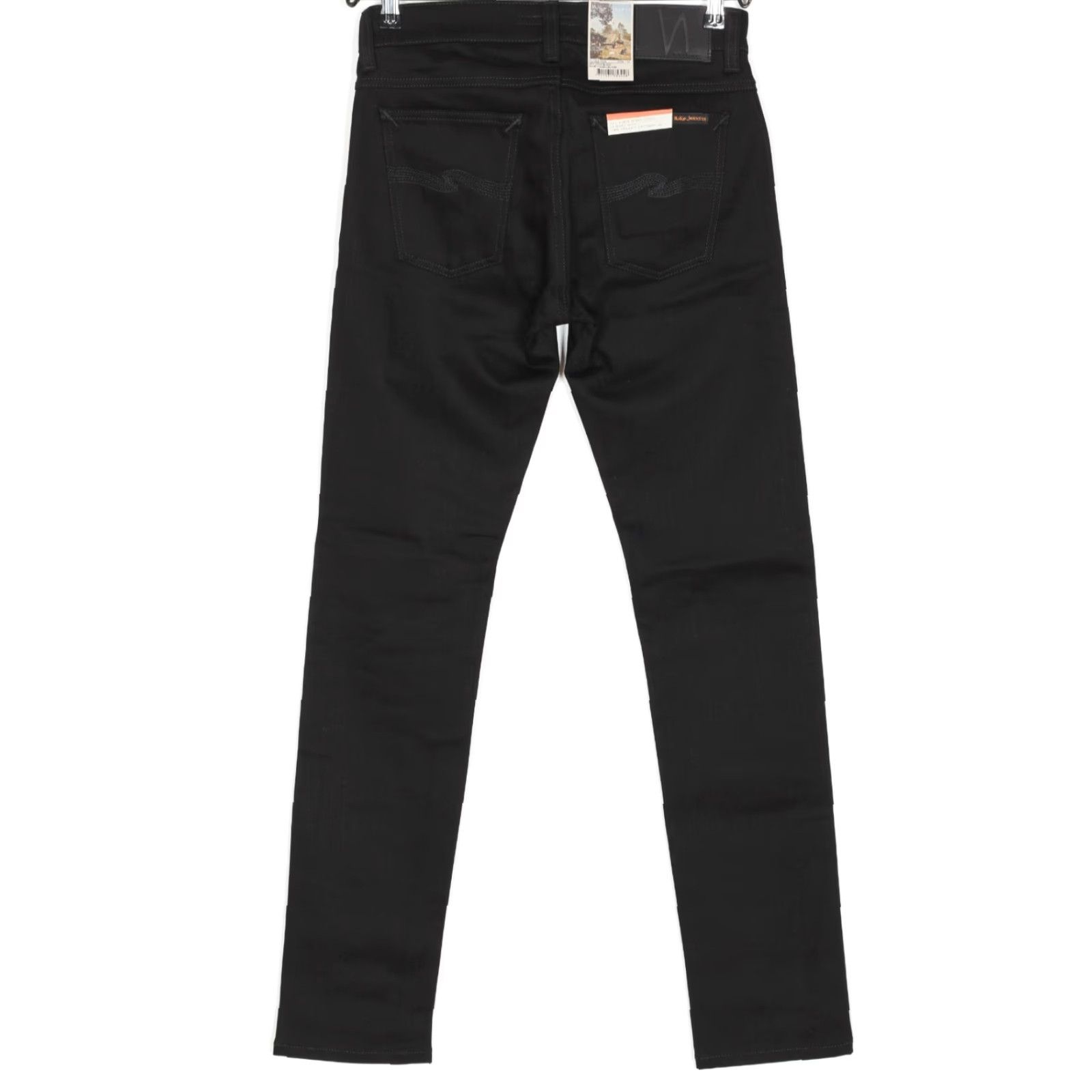 Nudie Jeans NUDIE JEANS TILTED TOR Dry Cold Black Skinny Stretch Jeans Men 29/32 W29 L32 DZ7255 Size US 29 - 2 Thumbnail