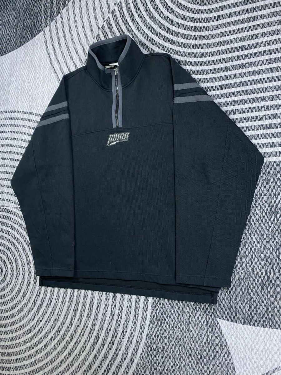 Puma Vintage Puma Center Logo Half Zipper Sweatshirt Size US L / EU 52-54 / 3 - 5 Thumbnail