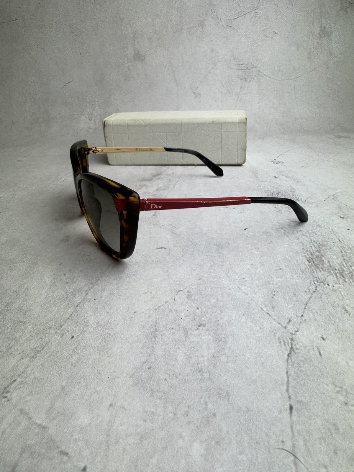 Christian Dior Monsieur × Dior × Vintage Christian Dior Women’s Brown Sunglasses Vintage Size ONE SIZE - 2 Thumbnail