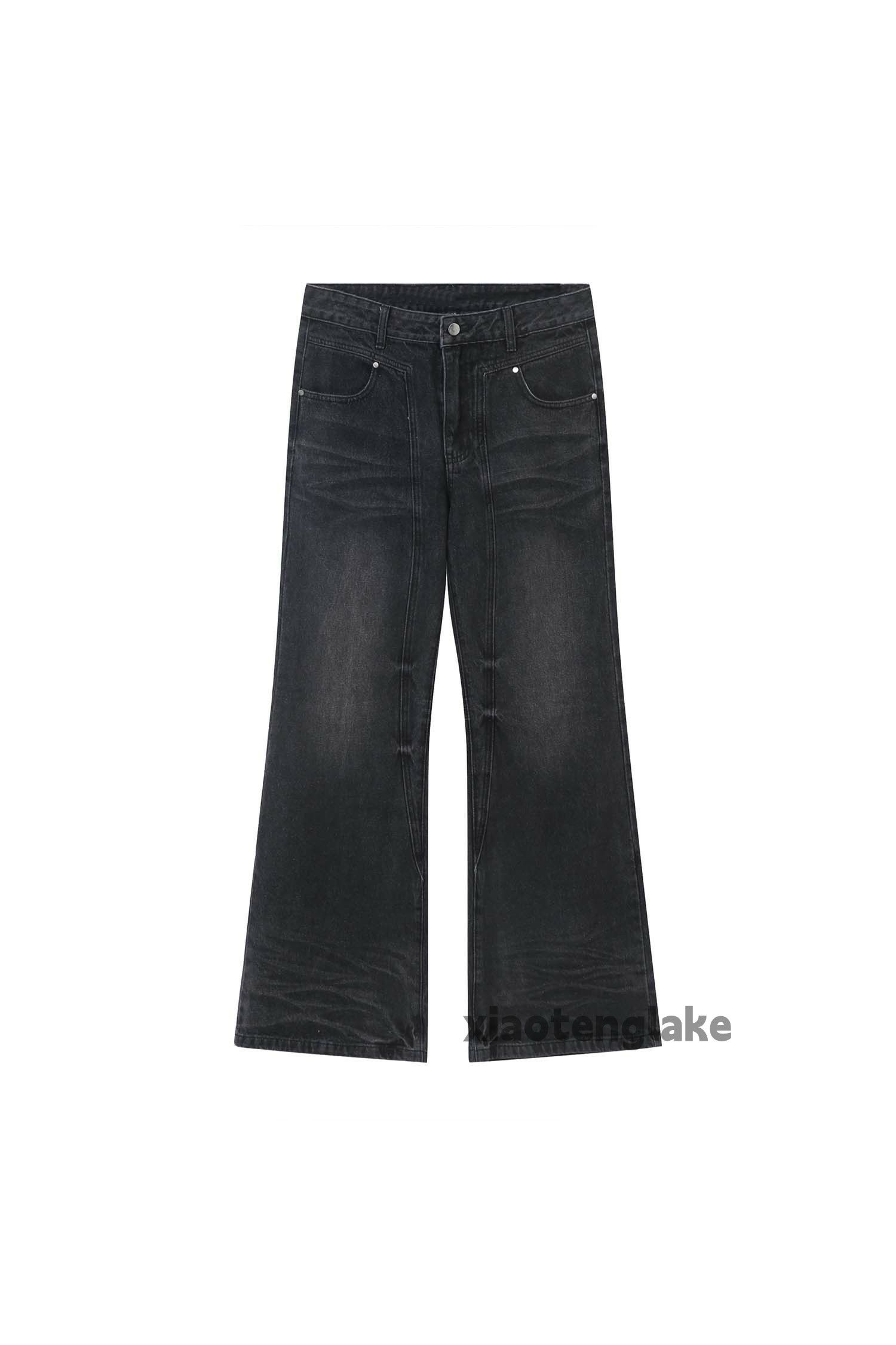 Jean × Vintage washed faded cleanfit yuppie punk disco flared jeans Size US 32 / EU 48 - 7 Thumbnail