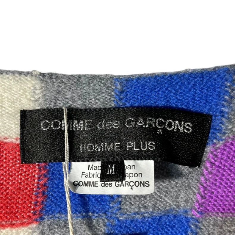 Comme des Garcons Comme Des Garcons Colored plaid knit cardigan sweater Size US M / EU 48-50 / 2 - 4 Thumbnail