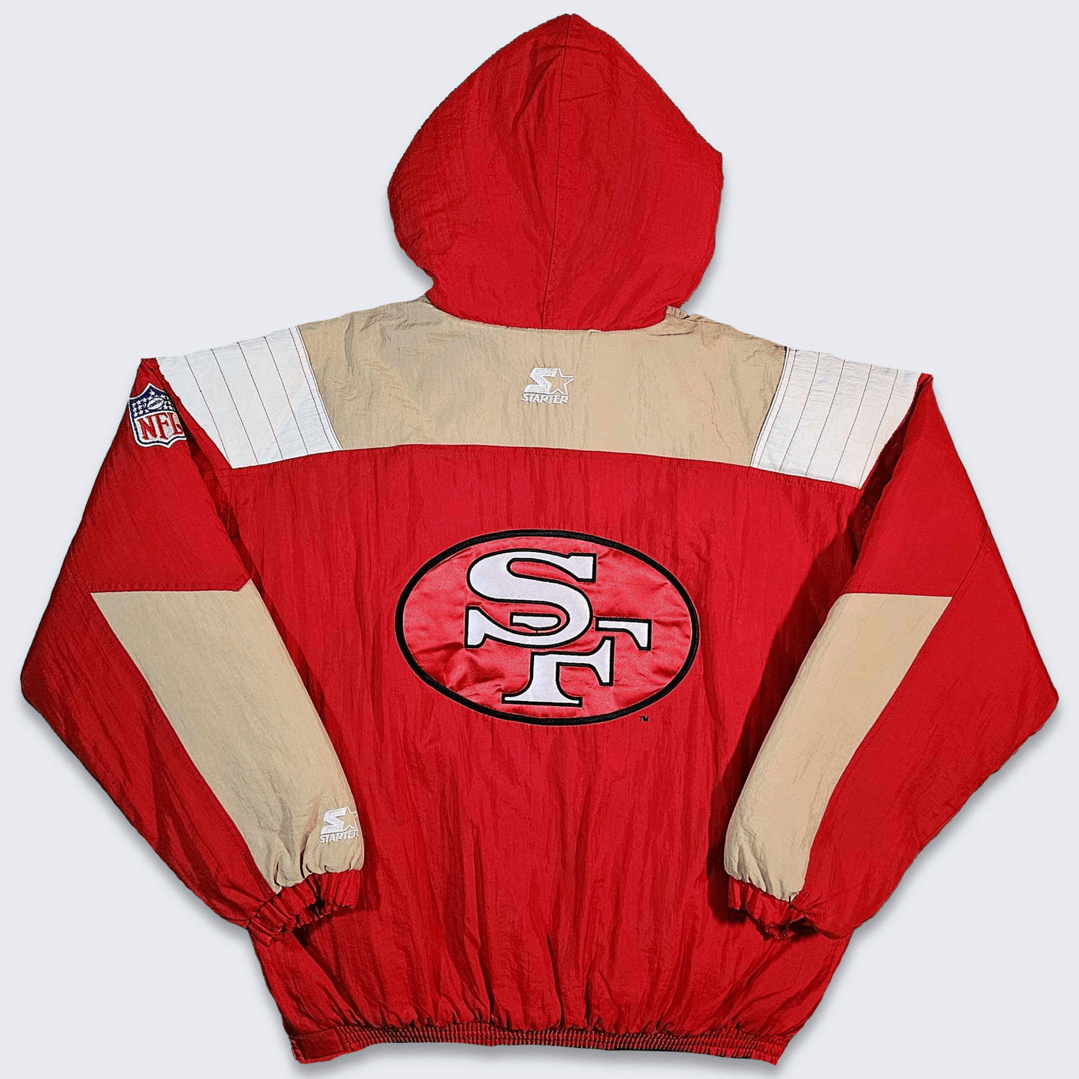 Vintage 1990's San Francisco 49ers Starter Parka Coat/Jacket Sz. XL