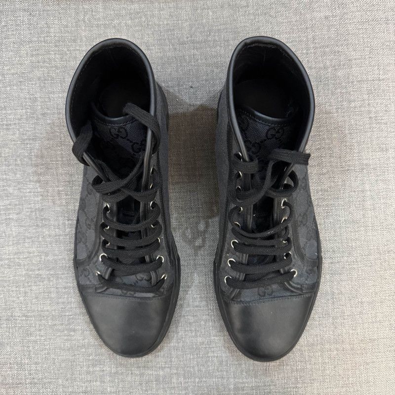 Gucci Gucci Vintage GG Canvas High-Top Sneakers Size US 8.5 / EU 41-42 - 6 Thumbnail