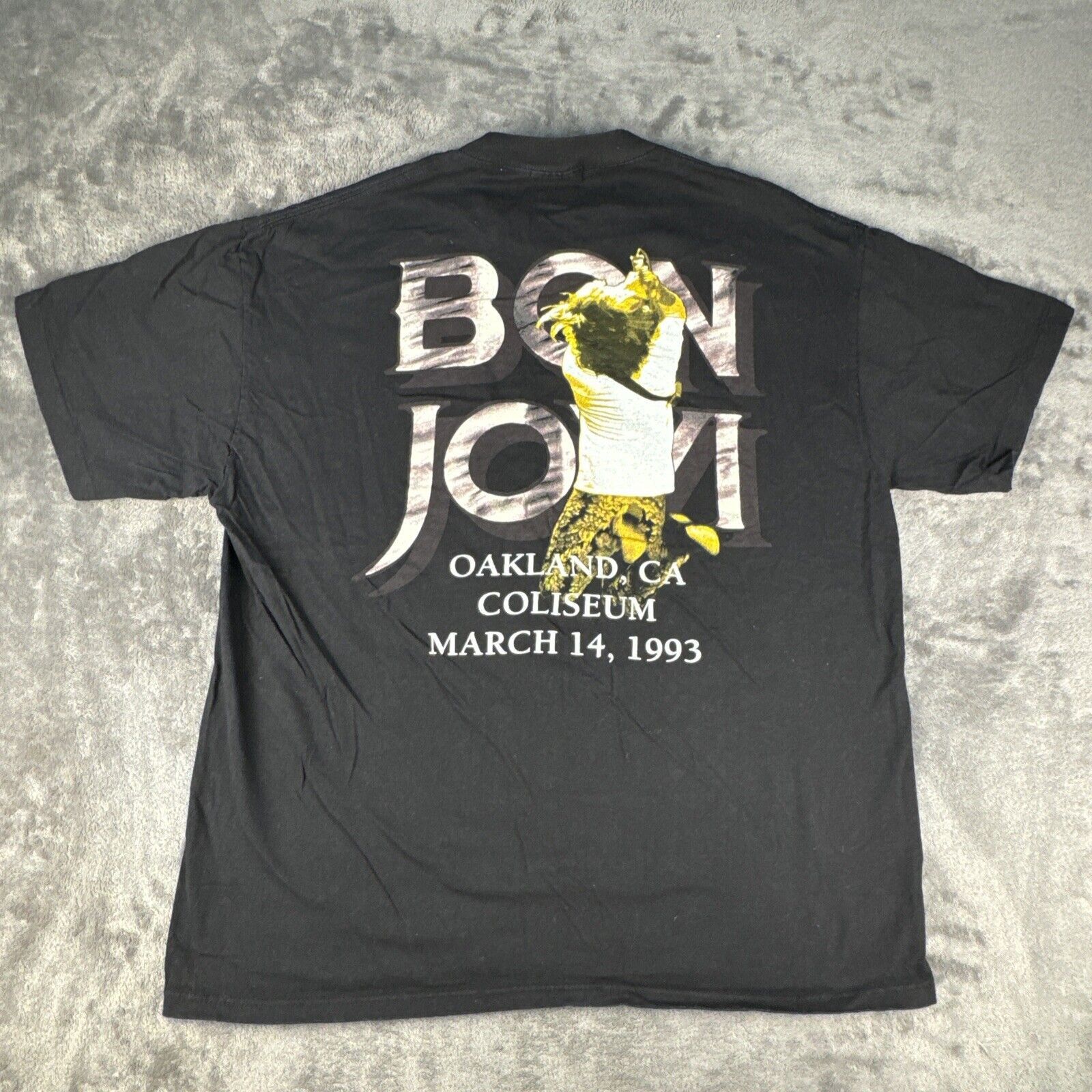 Brockum Vintage 90’s Bon Jovi T-Shirt XL Band Brockum Keep The Faith Size US XL / EU 56 / 4 - 12 Thumbnail