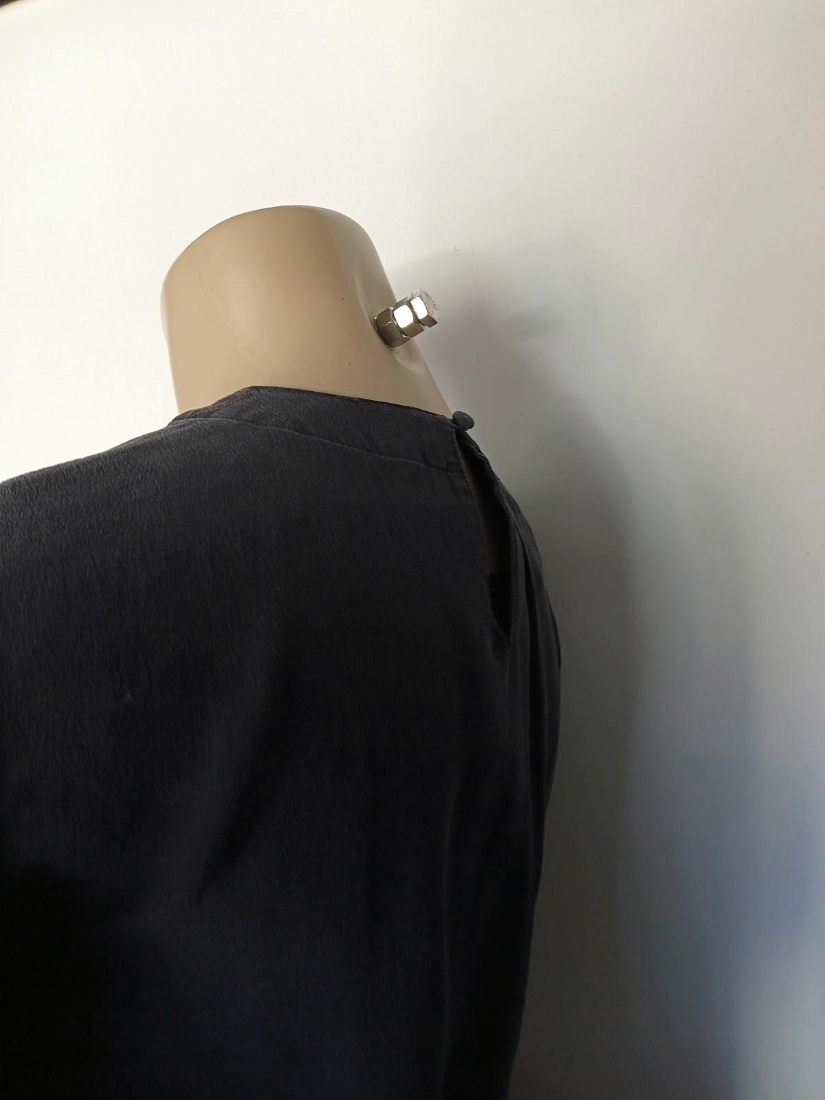 Designer Elegant Bethany Silk Blend Top - Size M Size M / US 6-8 / IT 42-44 - 3 Thumbnail