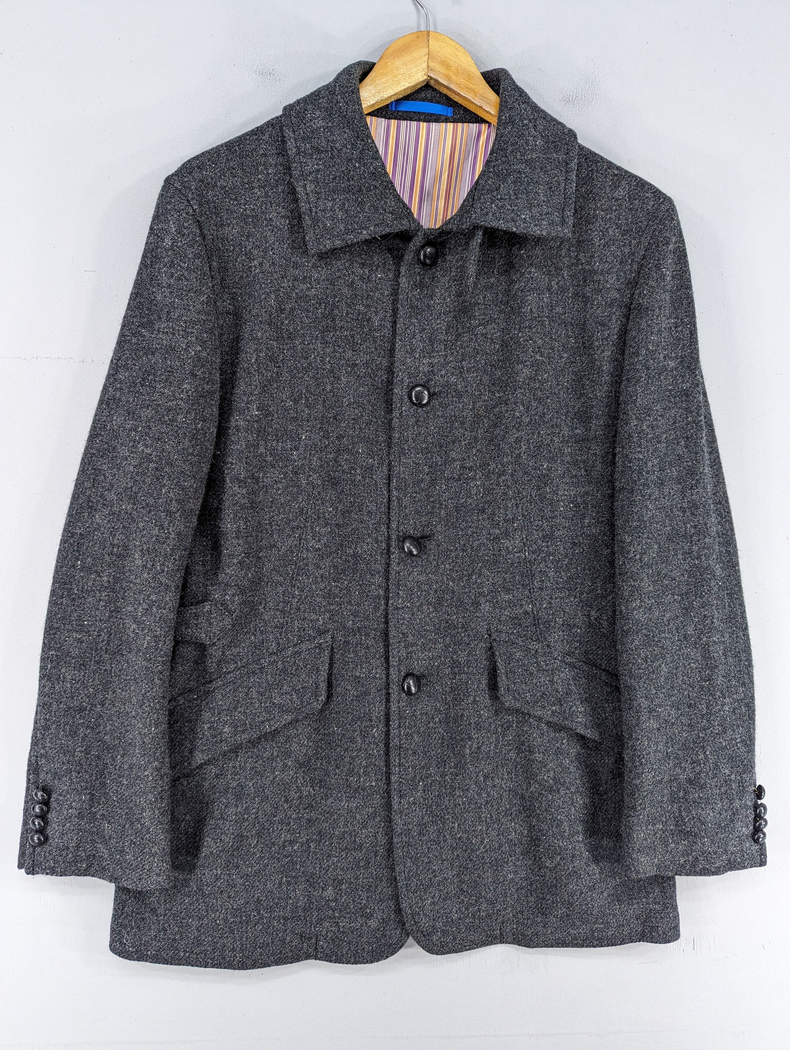 Paul Smith Paul Smith London Wool Coat Jacket Size L / US 10 / IT 46 - 3 Thumbnail