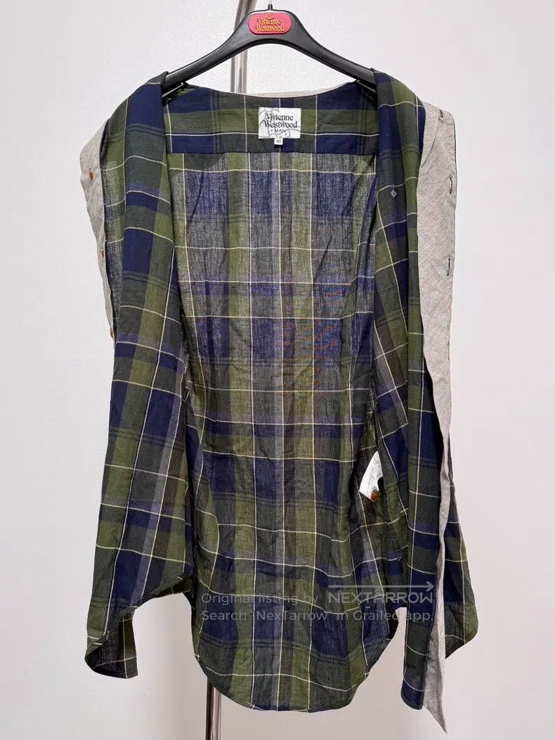 Vivienne Westwood Vivienne Westwood Vintage second-hand diagonal plaid trans Size L / US 10 / IT 46 - 7 Thumbnail