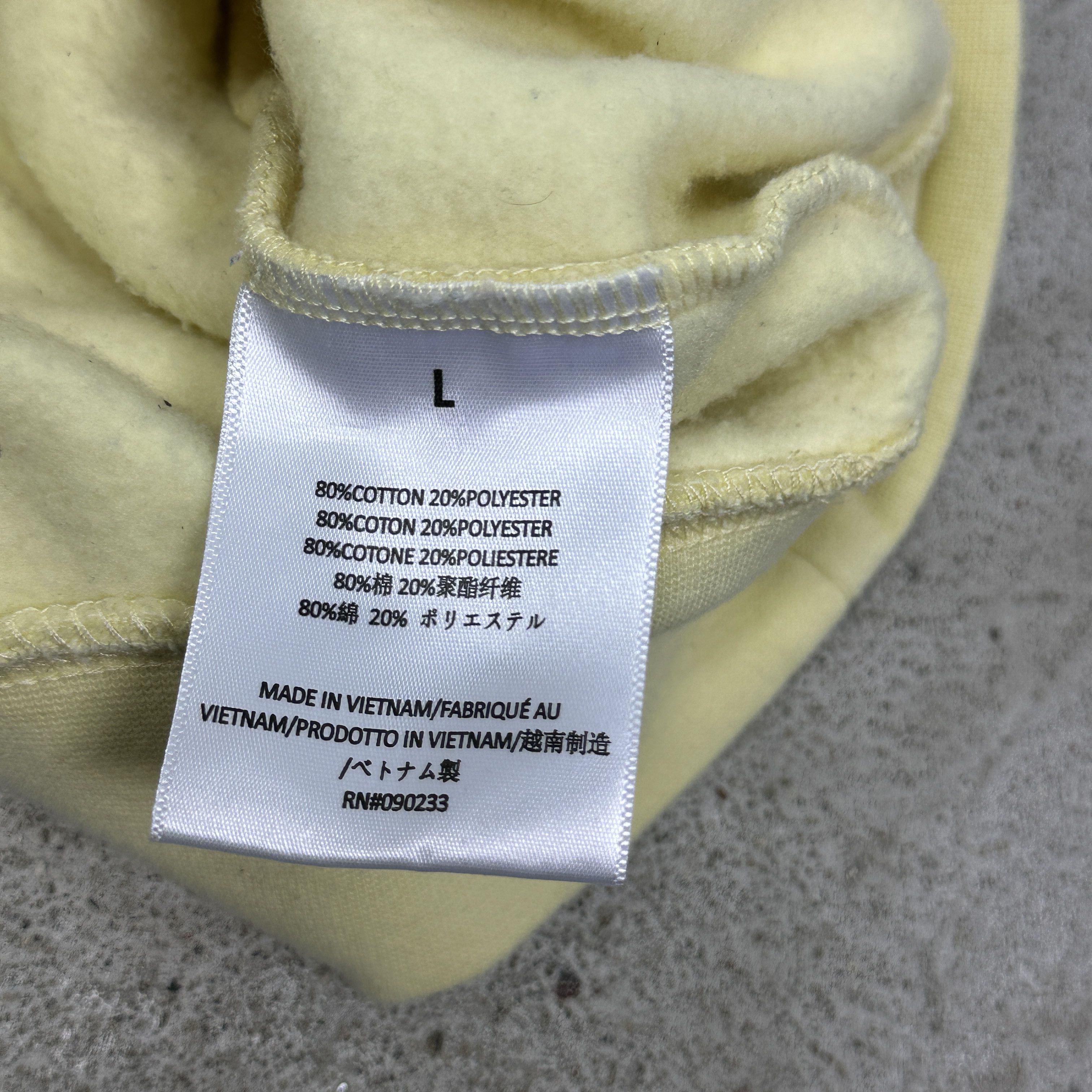 Fear of God Vintage Streetwear Fear Of God Butter Yellow Sweatshirt 00s Size US L / EU 52-54 / 3 - 8 Thumbnail