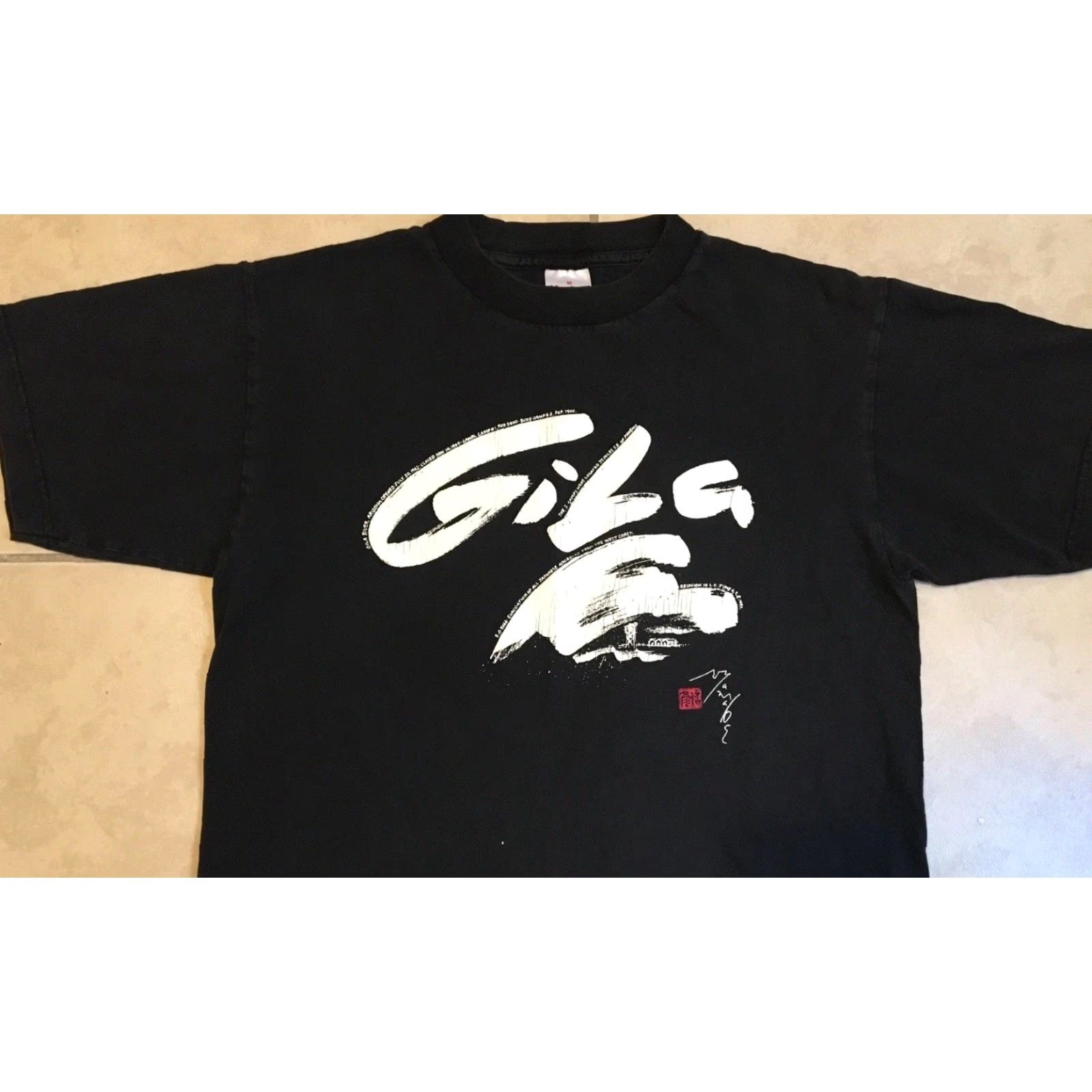 Vintage VINTAGE Gila River Japanese Ancestry Faded Shirt - 90s - USA - Arizona - Band - Grunge - Shirt - S - Black - Mens Size US S / EU 44-46 / 1 - 6 Thumbnail