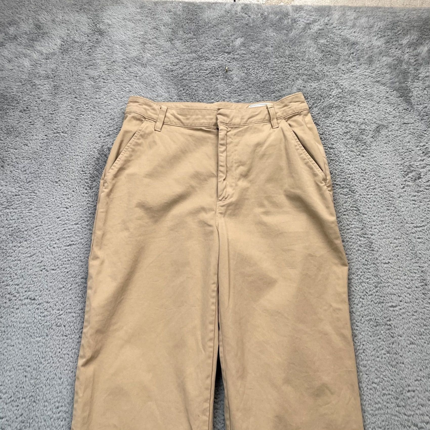 Gap Gap Pants Womens 6 Beige Chino Cotton Stretch Wide Leg Office Wear Business Pants Size 28" / US 6 / IT 42 - 5 Thumbnail