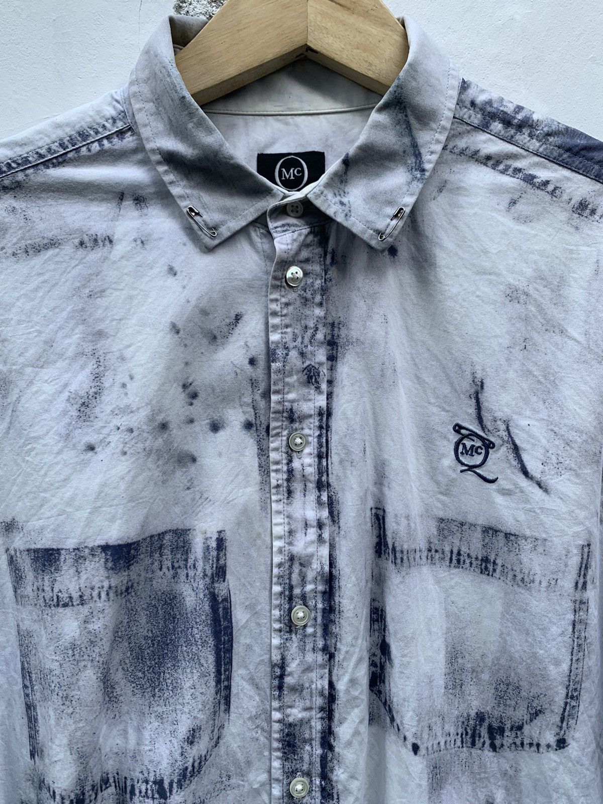 Alexander McQueen Alexander Mcqueen all over print button up shirt Size US M / EU 48-50 / 2 - 4 Thumbnail
