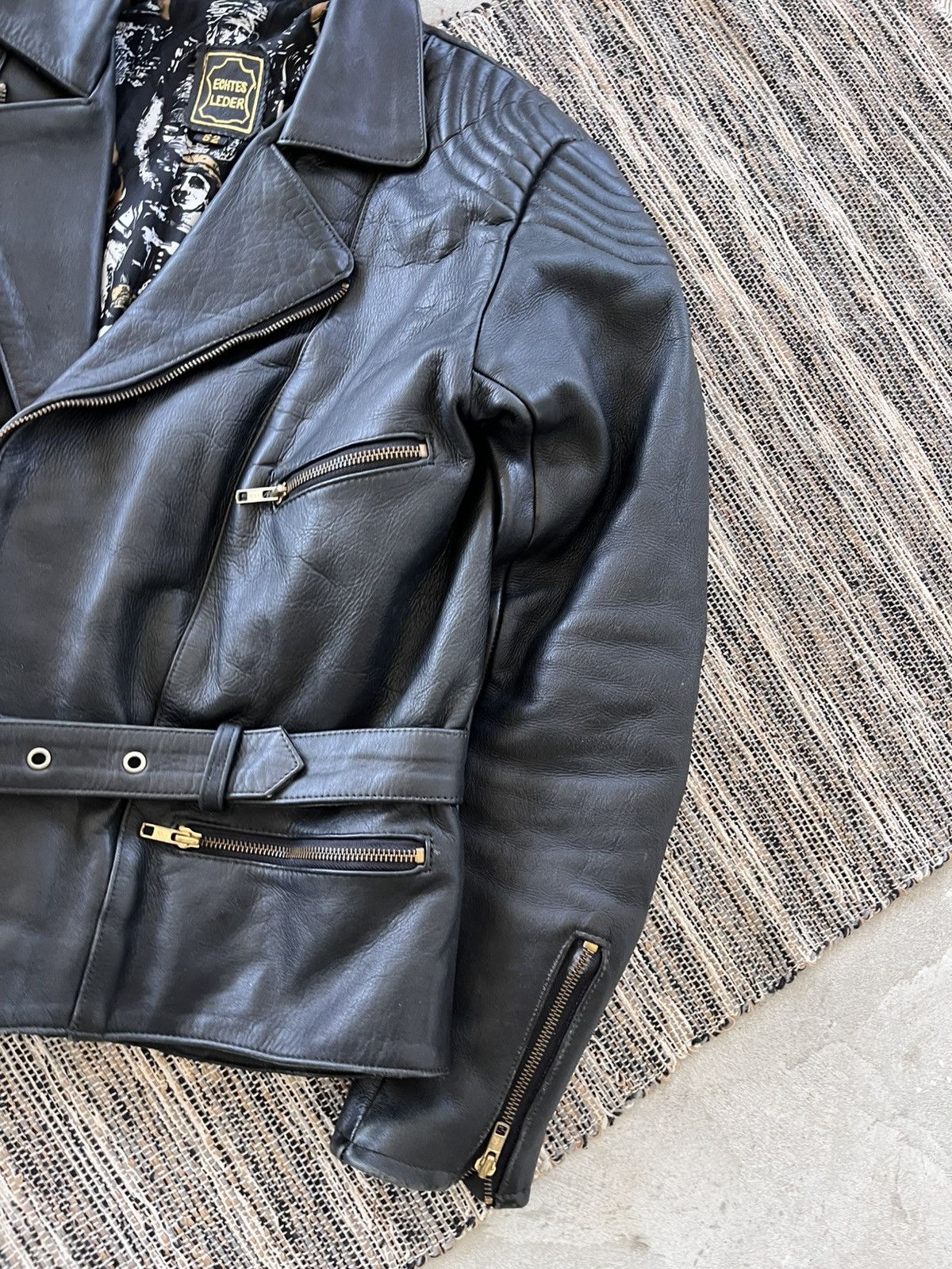 Harley Davidson Vintage Rare Leather Biker Jacket Black Insulated Lined Y2K Size US M / EU 48-50 / 2 - 9 Thumbnail