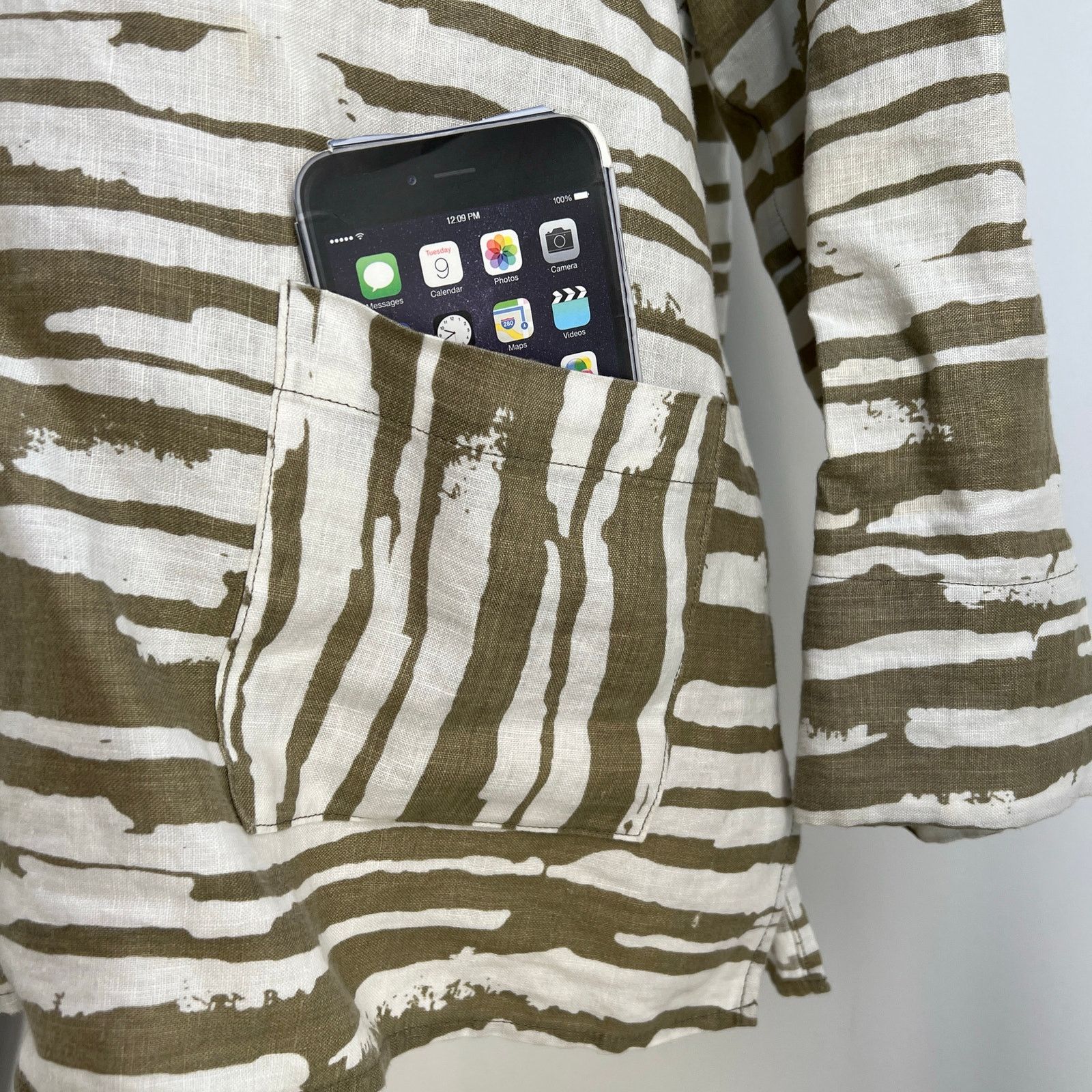 Habitat Habitat Linen Printed Top Stripes Size M / US 6-8 / IT 42-44 - 7 Thumbnail