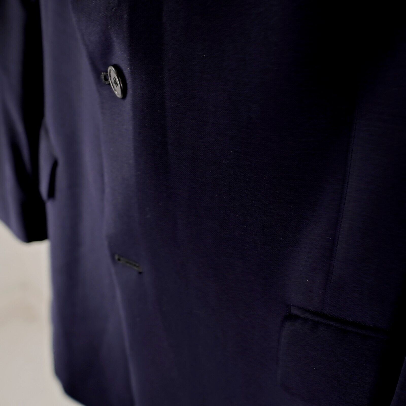 Hart Schaffner Marx Hart Schaffner Marx Wool Blue 2 Button Blazer 44R Made In US Size 44R - 4 Thumbnail