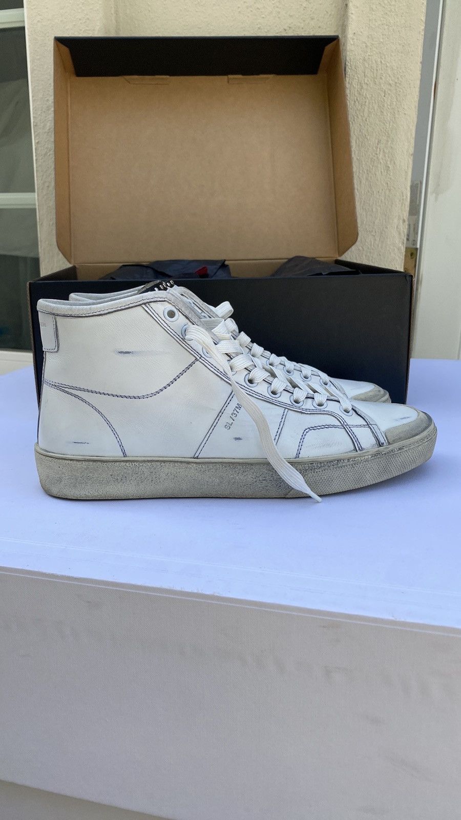 Saint Laurent Paris SL 37M Surf Sound Sneakers Size US 7 / EU 40 - 5 Thumbnail