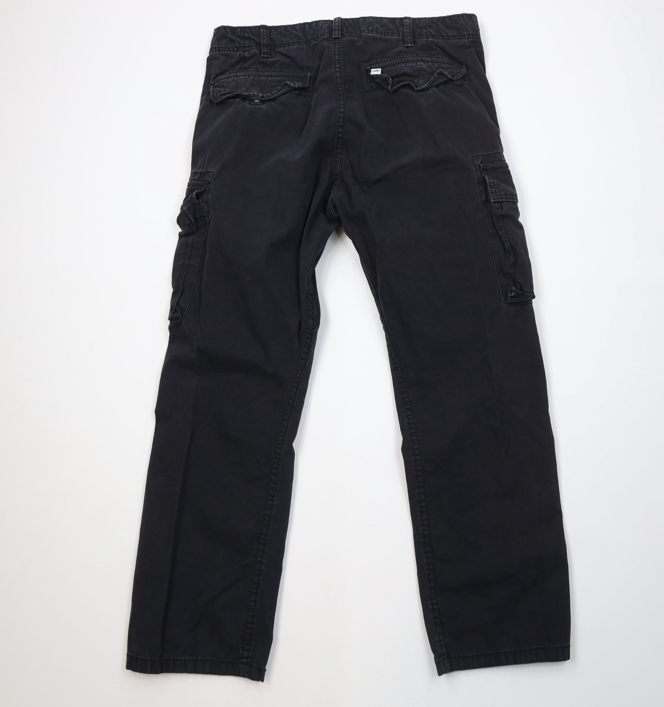 Levi's Vintage Y2K Levis Loose Wide Leg Cargo Pants Gray Cotton Size US 34 / EU 50 - 10 Thumbnail