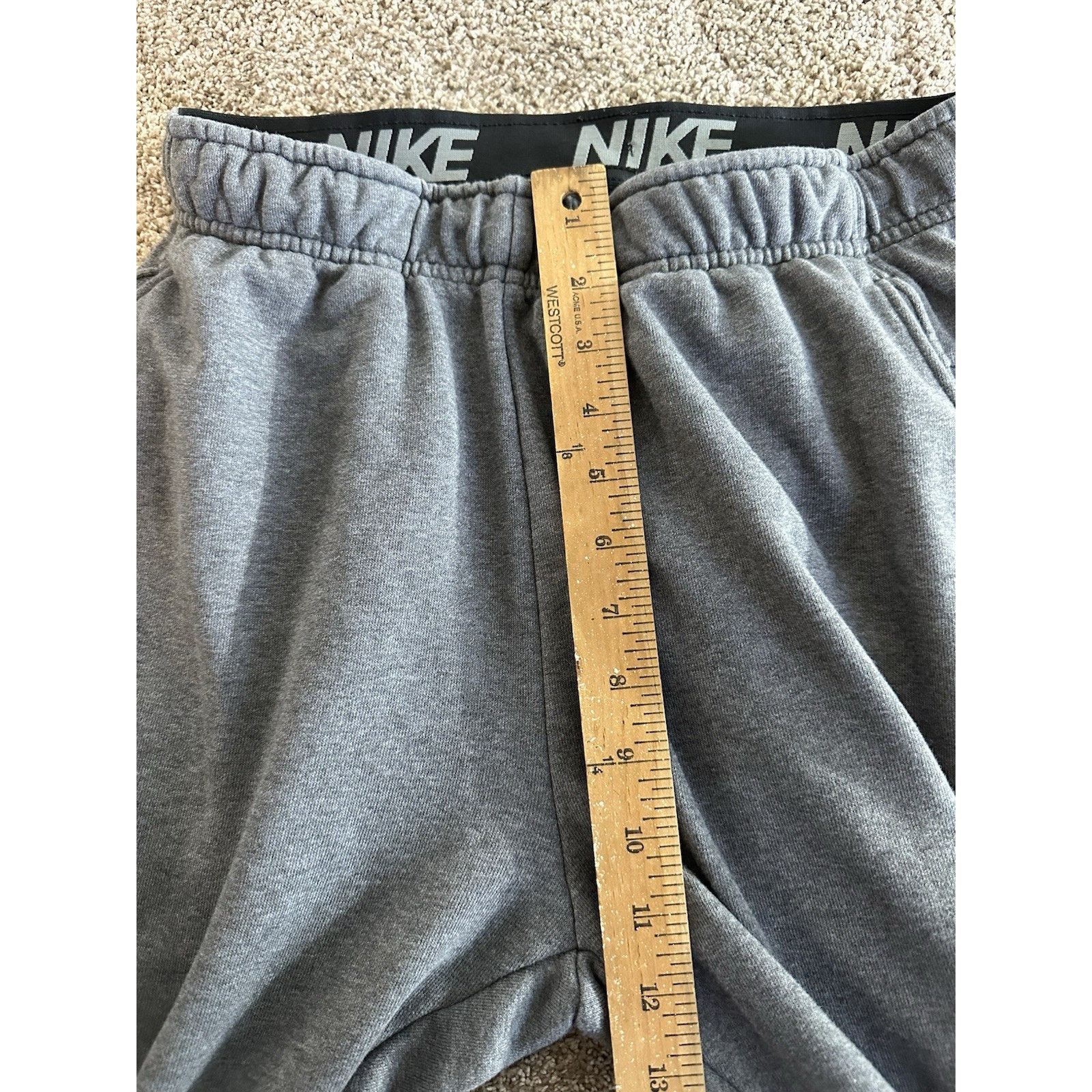 Nike Nike Dri-FIT Pants Mens Small Gray Joggers Sweatpants pocket Size US 28 / EU 44 - 5 Thumbnail