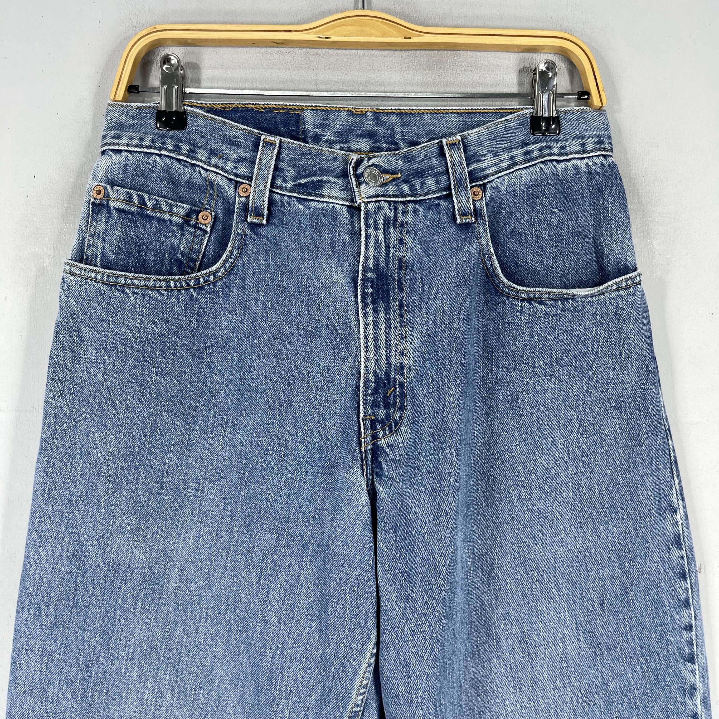 Levi's × Vintage W29 L32 Vintage Levis 560 Distressed Ripped High Rise Jeans Size 29" - 2 Thumbnail