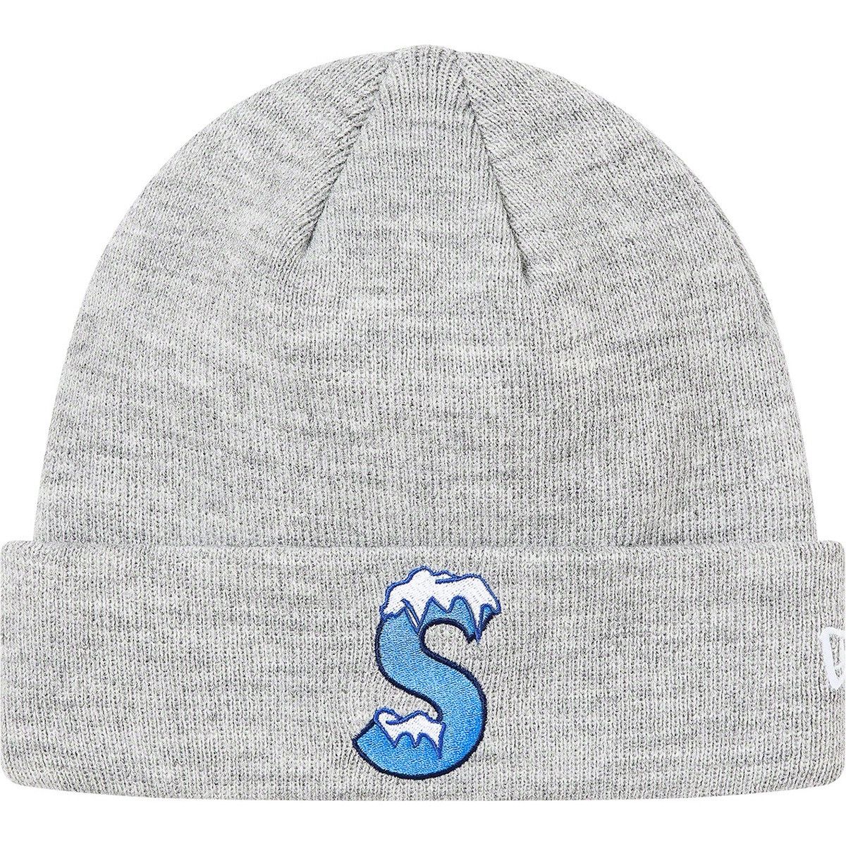New Era × Supreme FW20 Supreme x New Era S logo Beanie Heather Grey Box Logo Size ONE SIZE - 8 Thumbnail