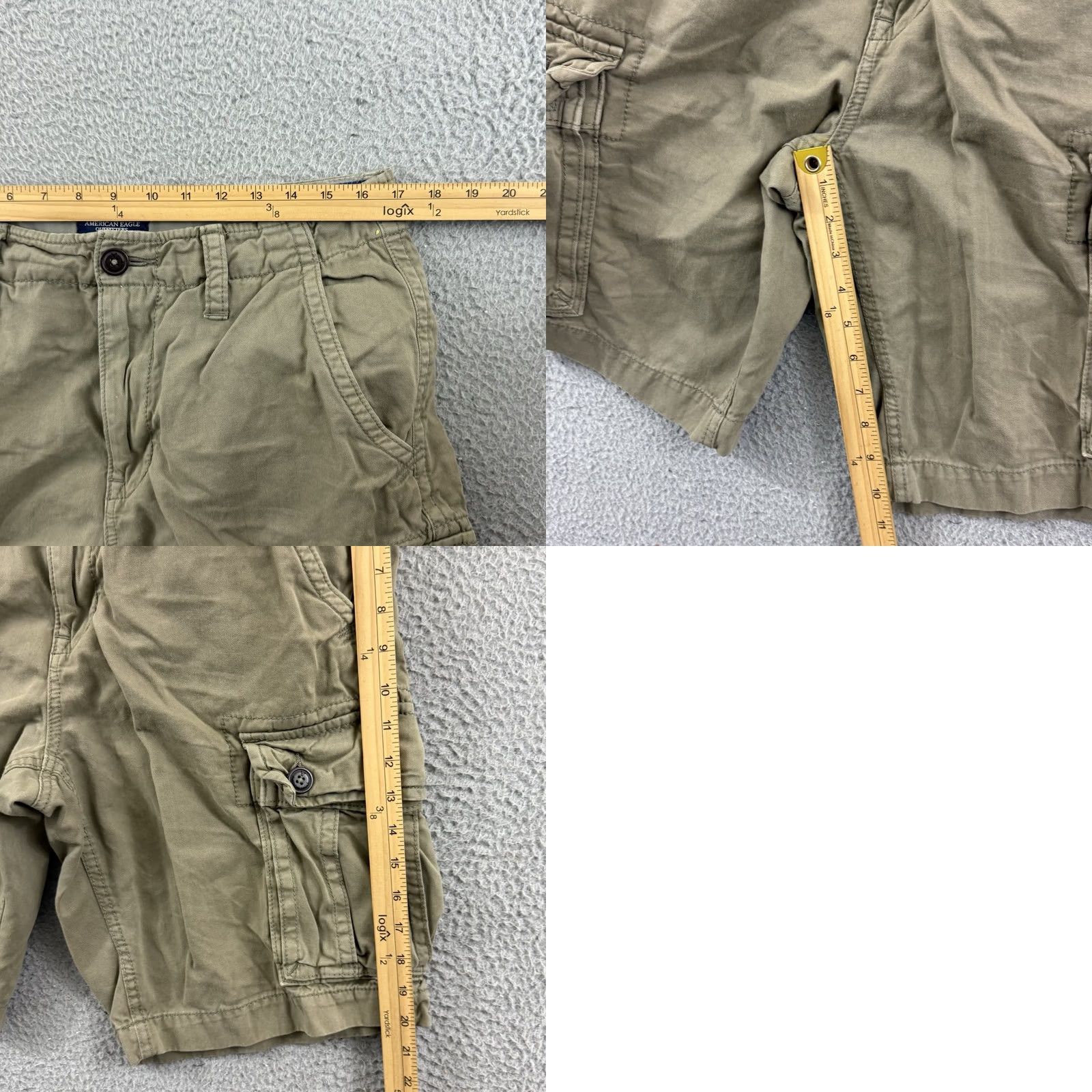 American Eagle Outfitters VINTAGE American Eagle Shorts Mens 32 Brown Cargo Classic Skater Surf 10” Y2K Size US 32 / EU 48 - 8 Thumbnail