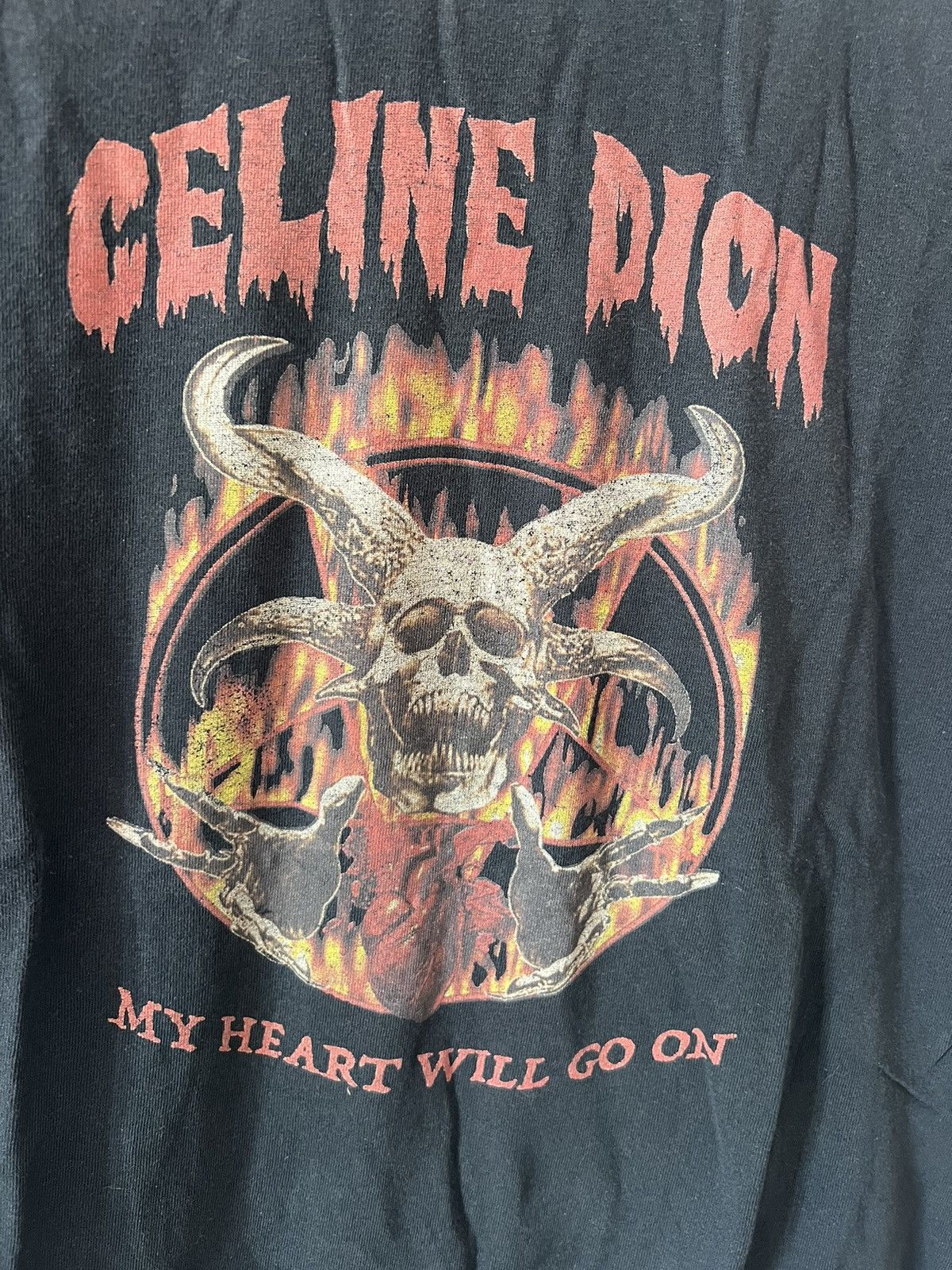 Celine dion metal t shirt best sale